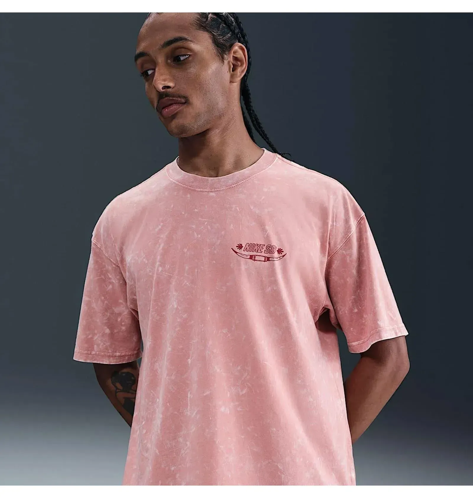 Футболка чоловіча Nike Sb Western Bee Peach (HV1306-618)