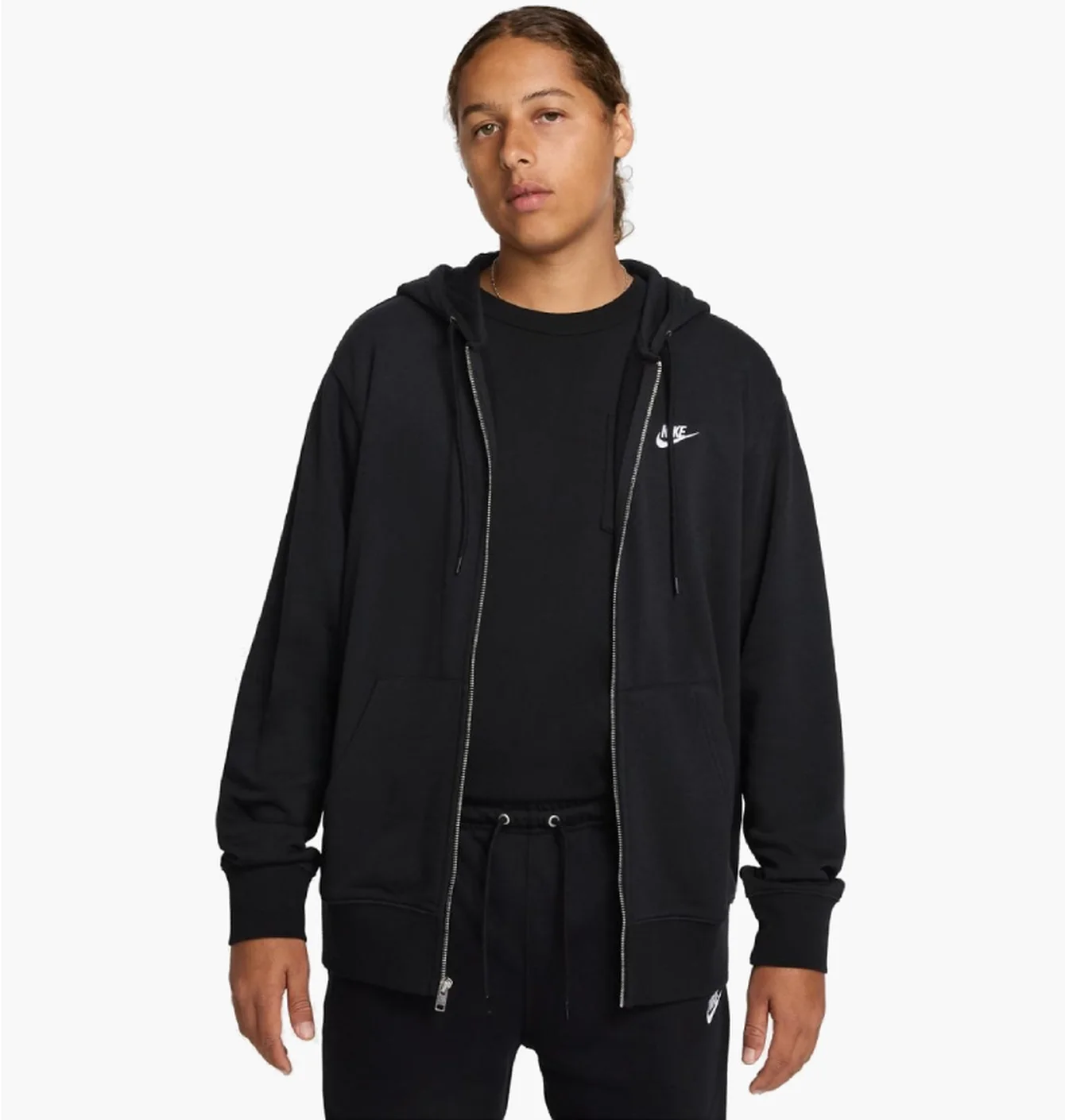 M NK CLUB FT FZ HOODIE