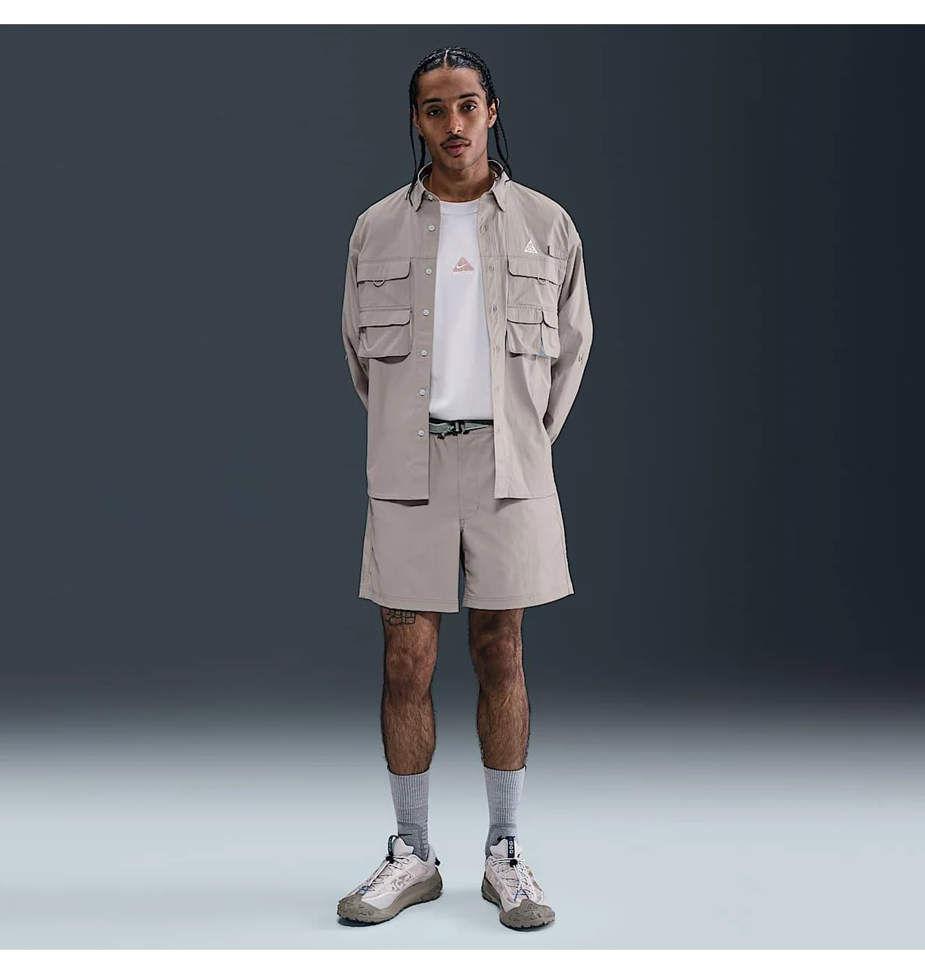 Сорочка чоловіча Nike Acg Orb Weawer Dri-Fit Grey HJ2465-009