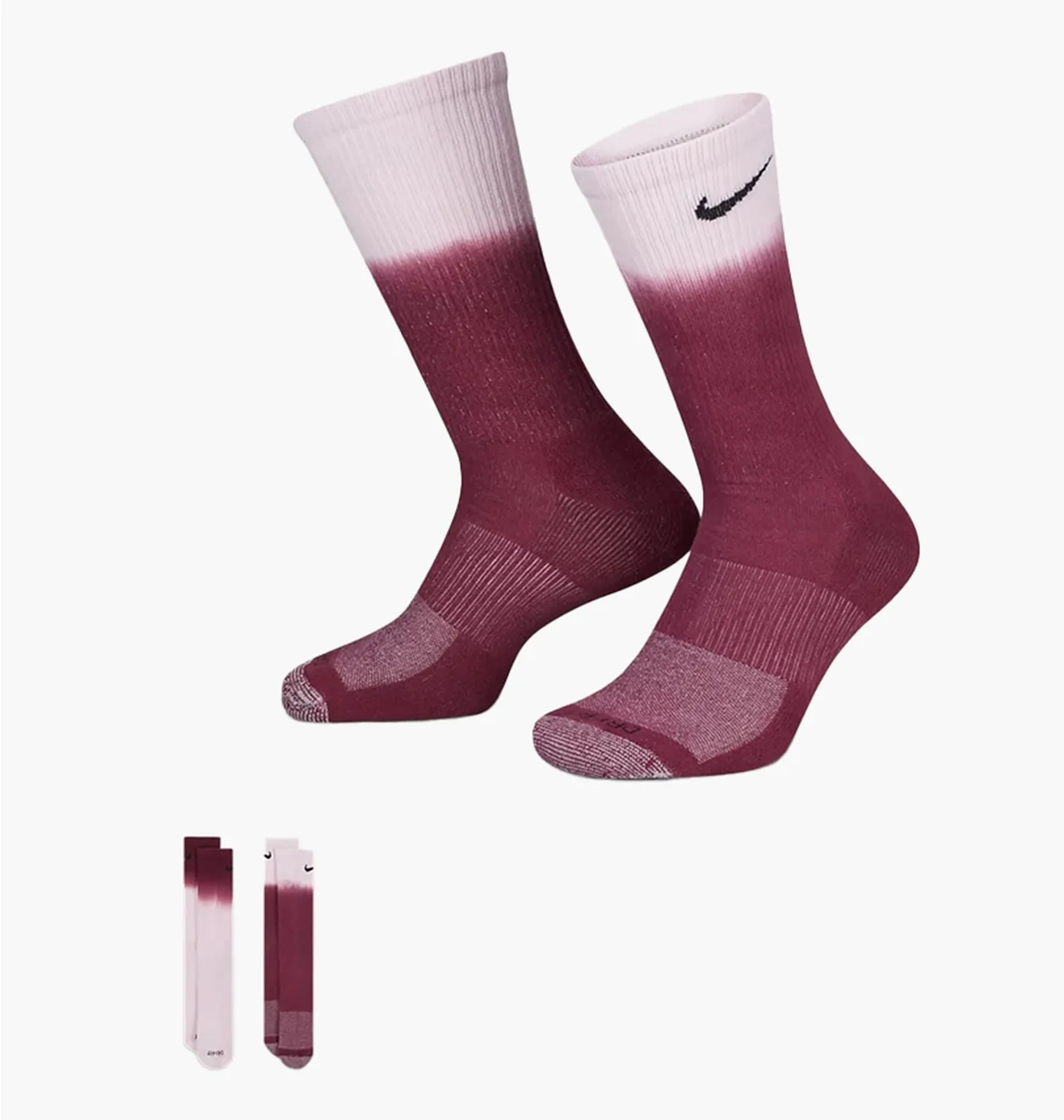 Шкарпетки унісекс Nike Everyday Plus Cush Crew Violet/Pink (2 пари) Dh6096-908