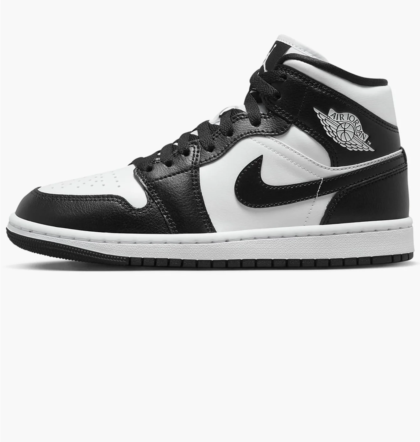 Air Jordan Air 1 Mid Shoes White/Black