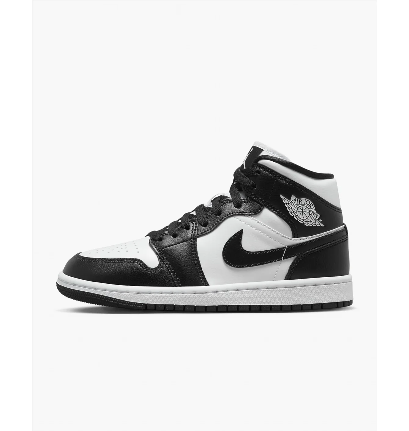 Air Jordan Air 1 Mid Shoes White/Black