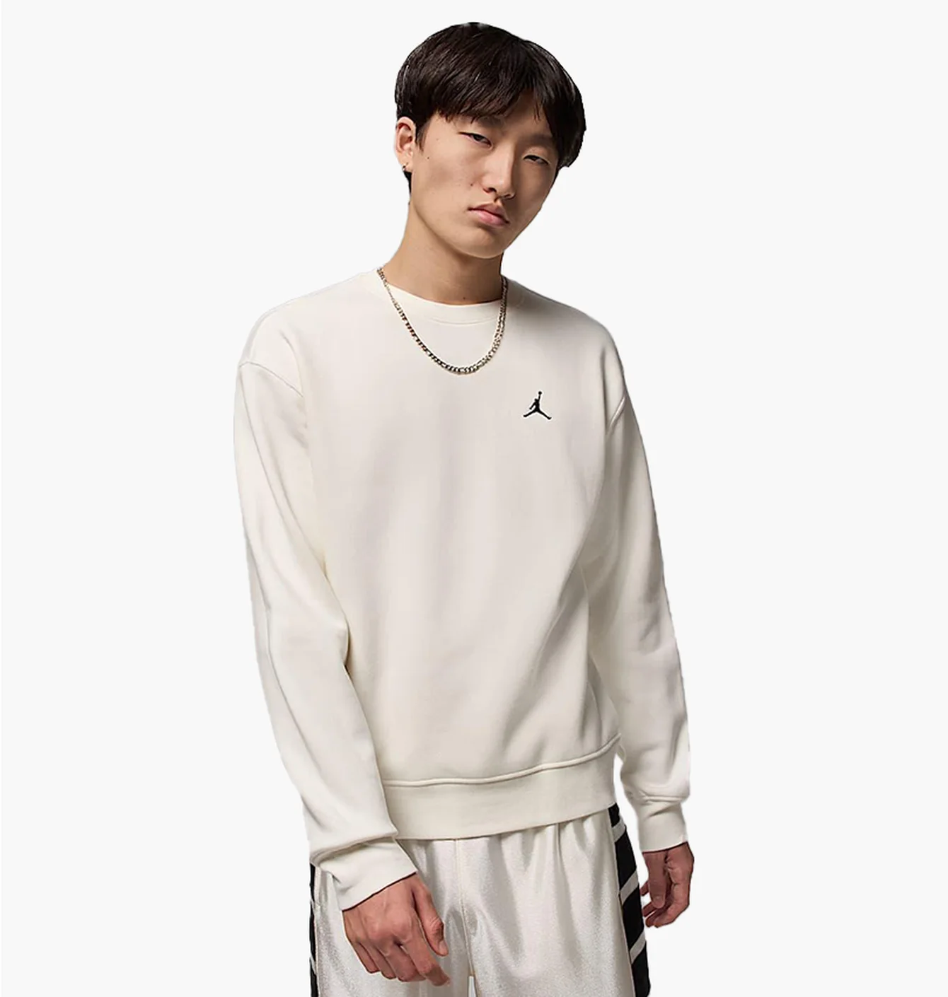 Світшот чоловічий Air jordan Brooklyn Fleece Fz Crew Beige FV7293-133