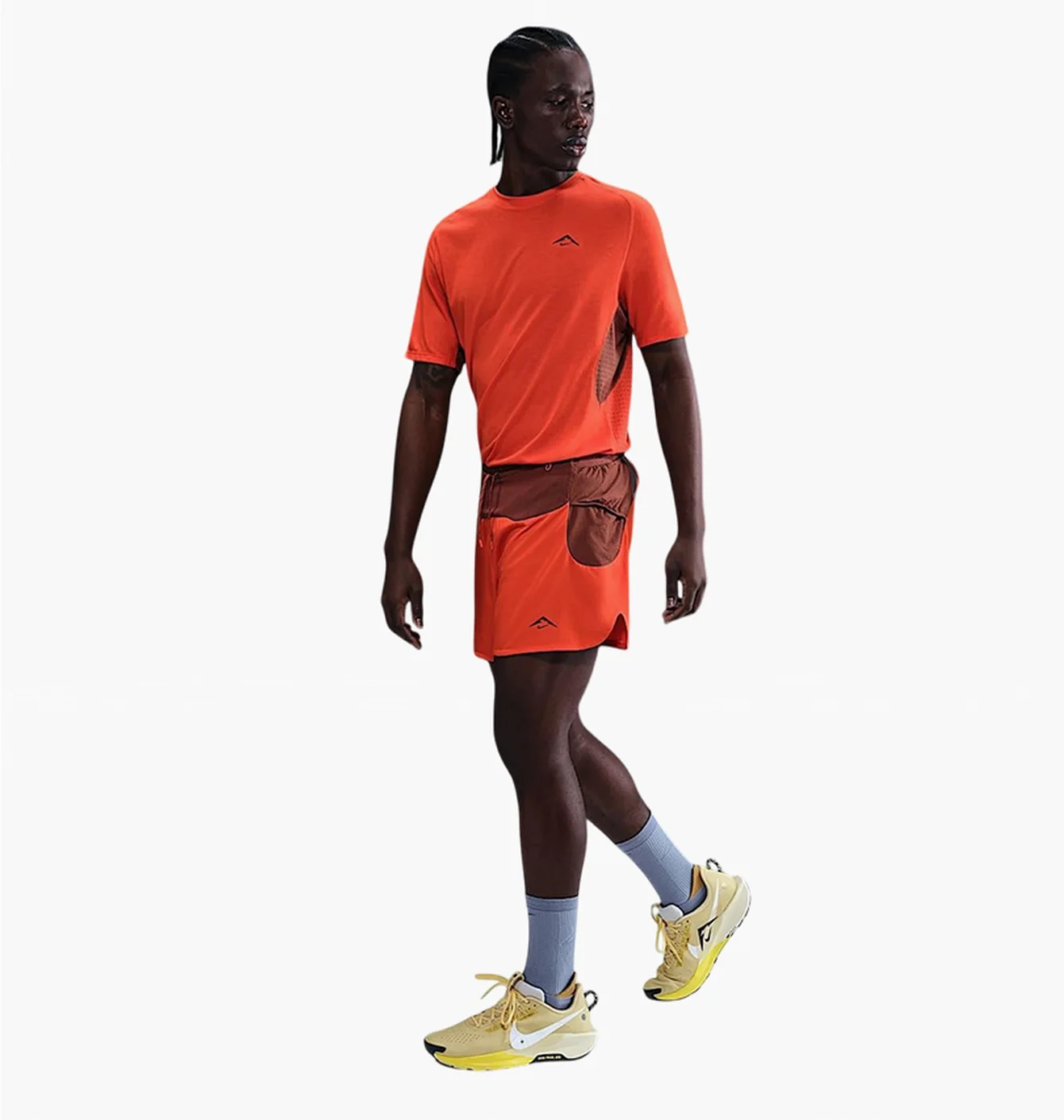 Шорти чоловічі Nike MenS Trail Second Sunrise Dri-Fit 5 Brief-Lined Running Shorts Red HJ3572-633