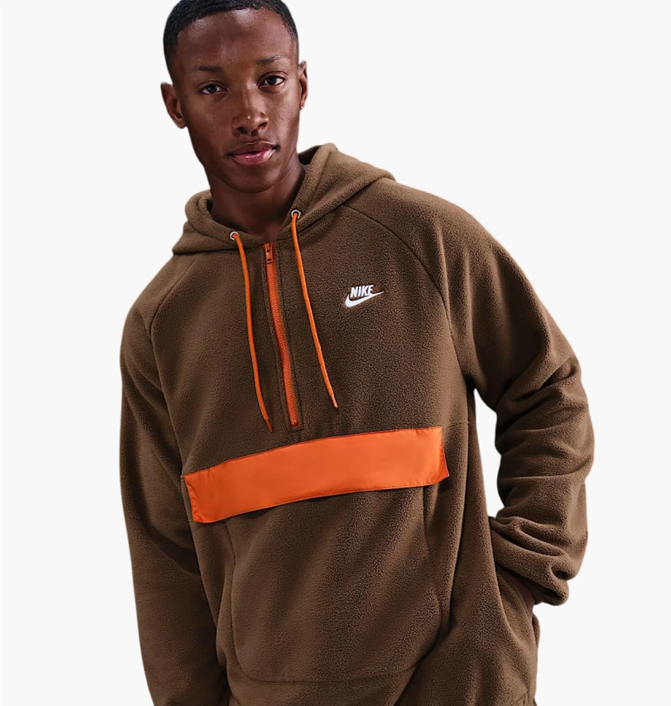 Худі чоловіче Nike Club Winter Brown HV1439-235