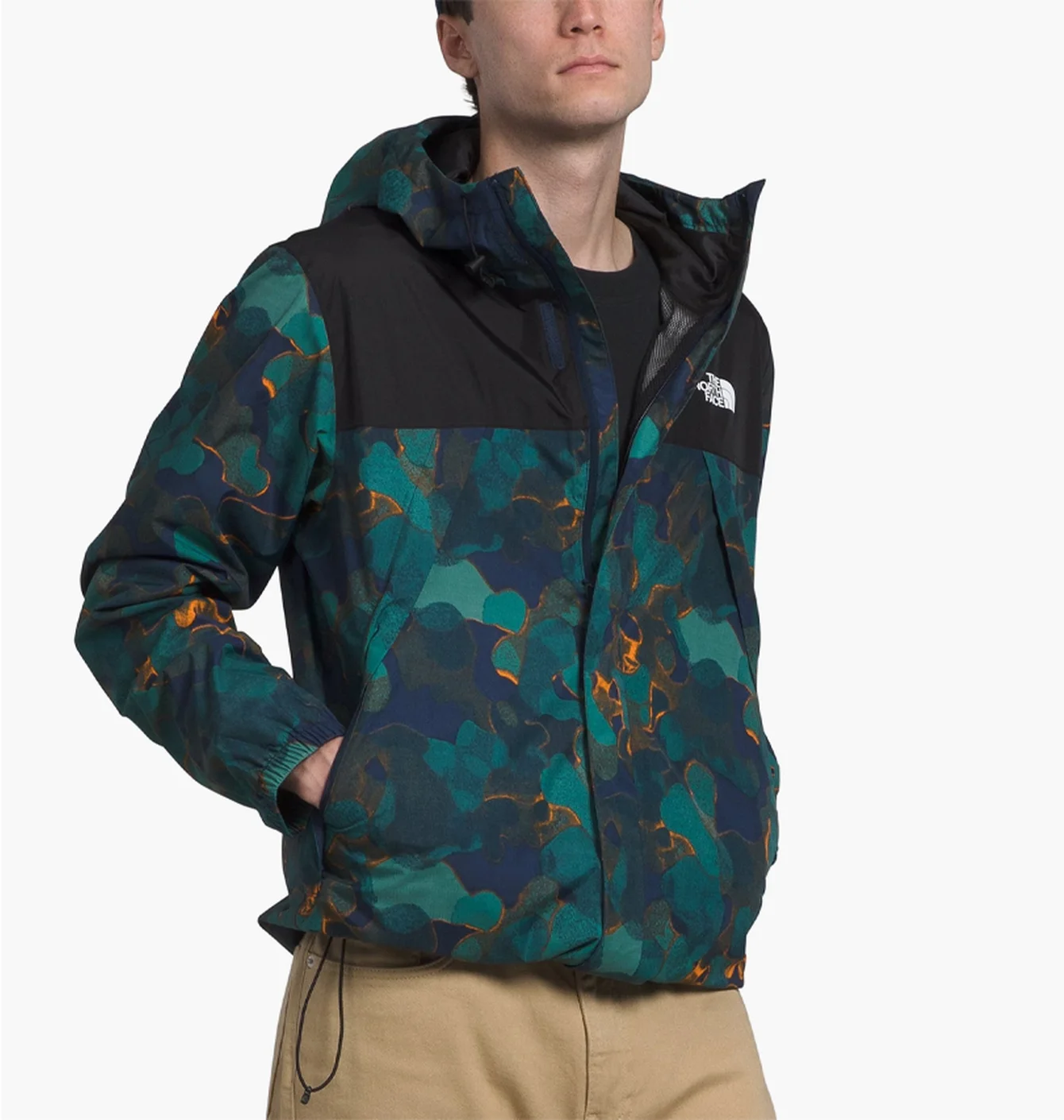 The North Face Antora Men's Summit Navy Camo Print Jacket