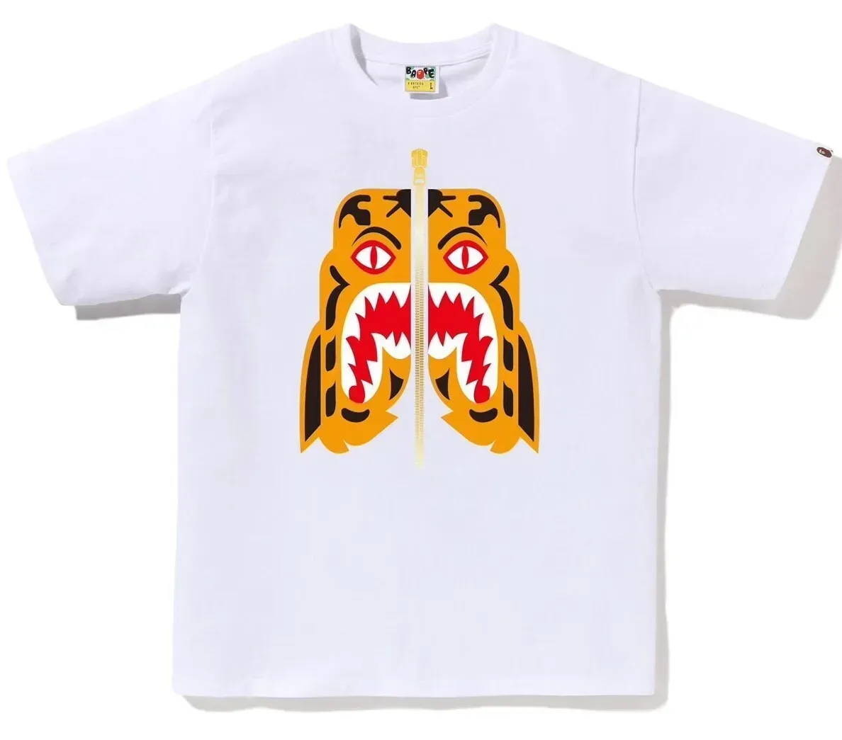 A BATHNIG APE Men's COLORS TIGER TEE