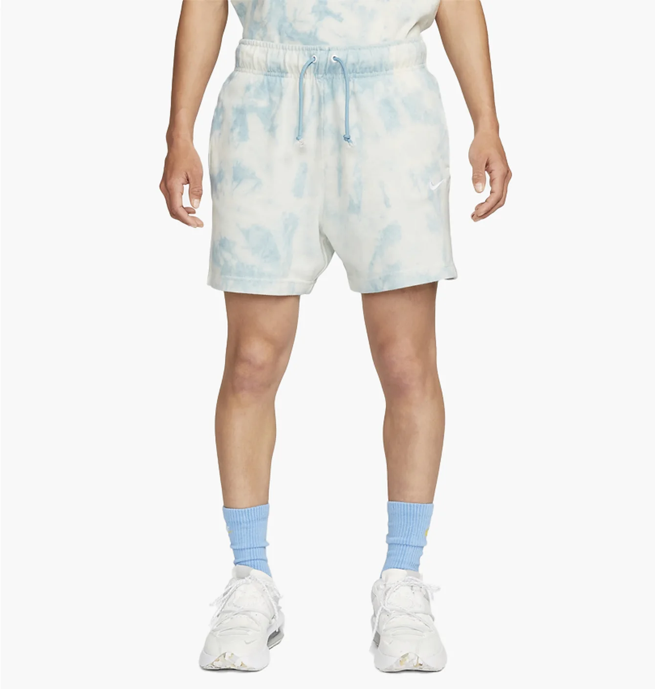 Nike Jersey Shorts женские голубо белые