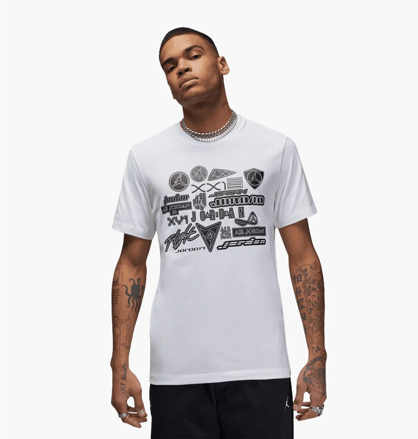 Футболка чоловіча Air Jordan Essential Crewneck Tee 2 White DX9599-100