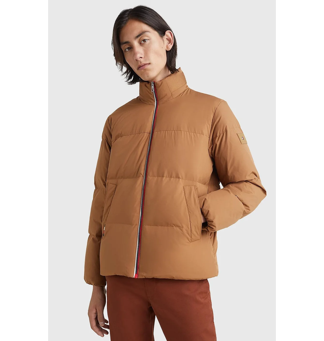 Пуховик чоловічий Tommy Hilfiger Brown MW0MW27682