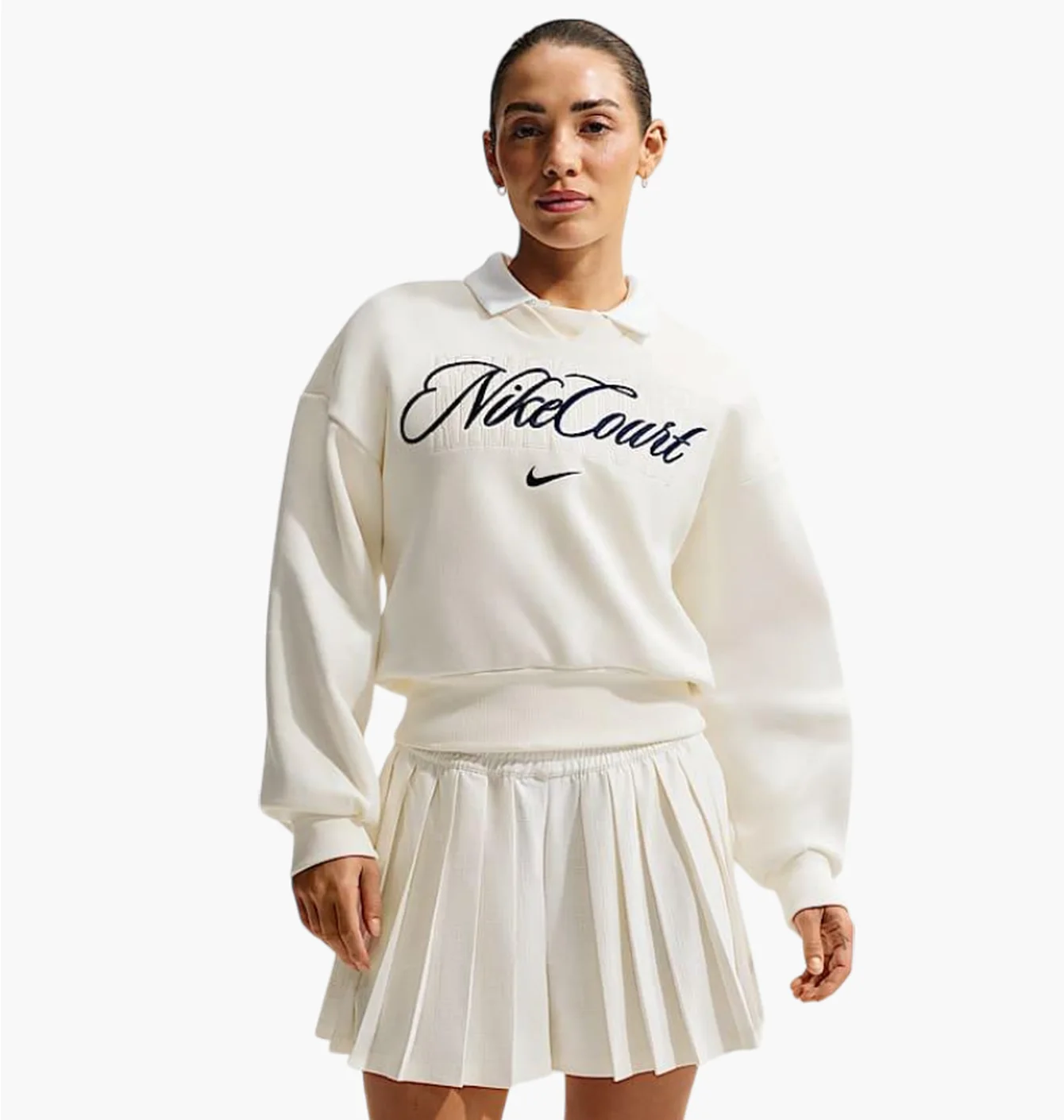 Світшот жіночий Nike Nkct Crt Cltn Flc Crew White IB0757-133