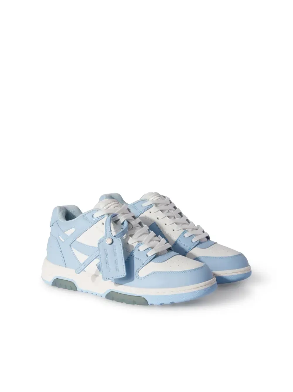 Off-White Out Of Office Low-Top calf leather Sneakers Light blue White
