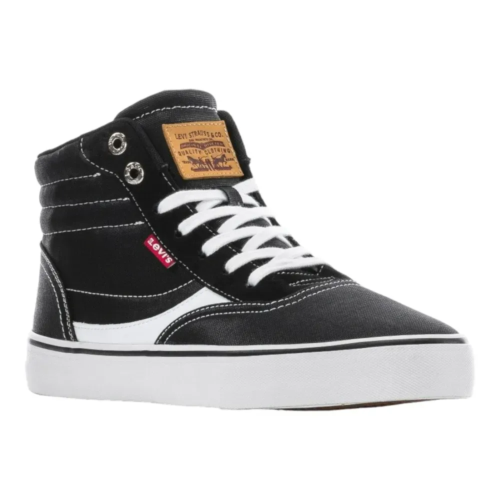 Кросівки чоловічі Levi's Lance Mid Canvas Ct Black 42.5 (519284-06A1)