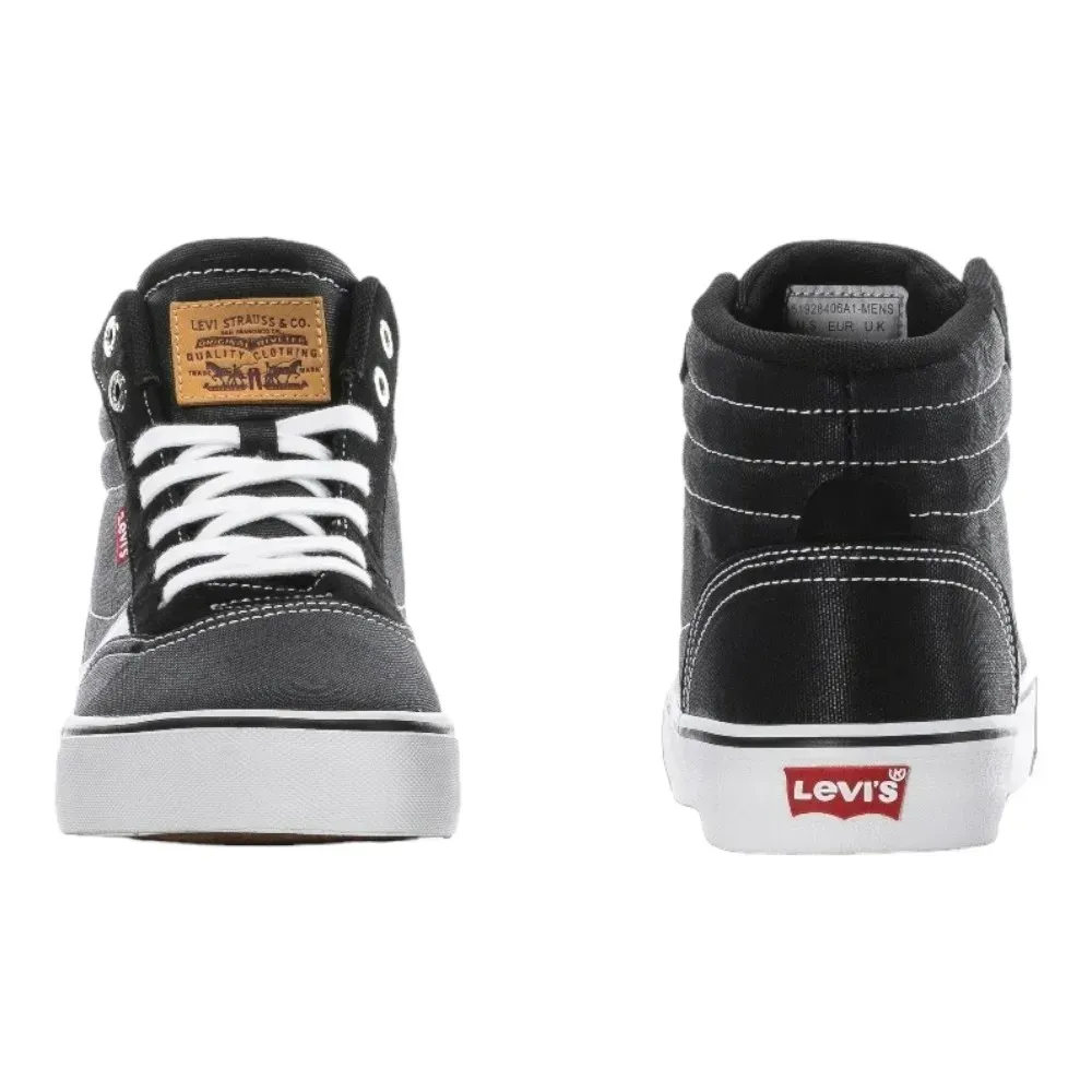 Кросівки чоловічі Levi's Lance Mid Canvas Ct Black 42.5 (519284-06A1)