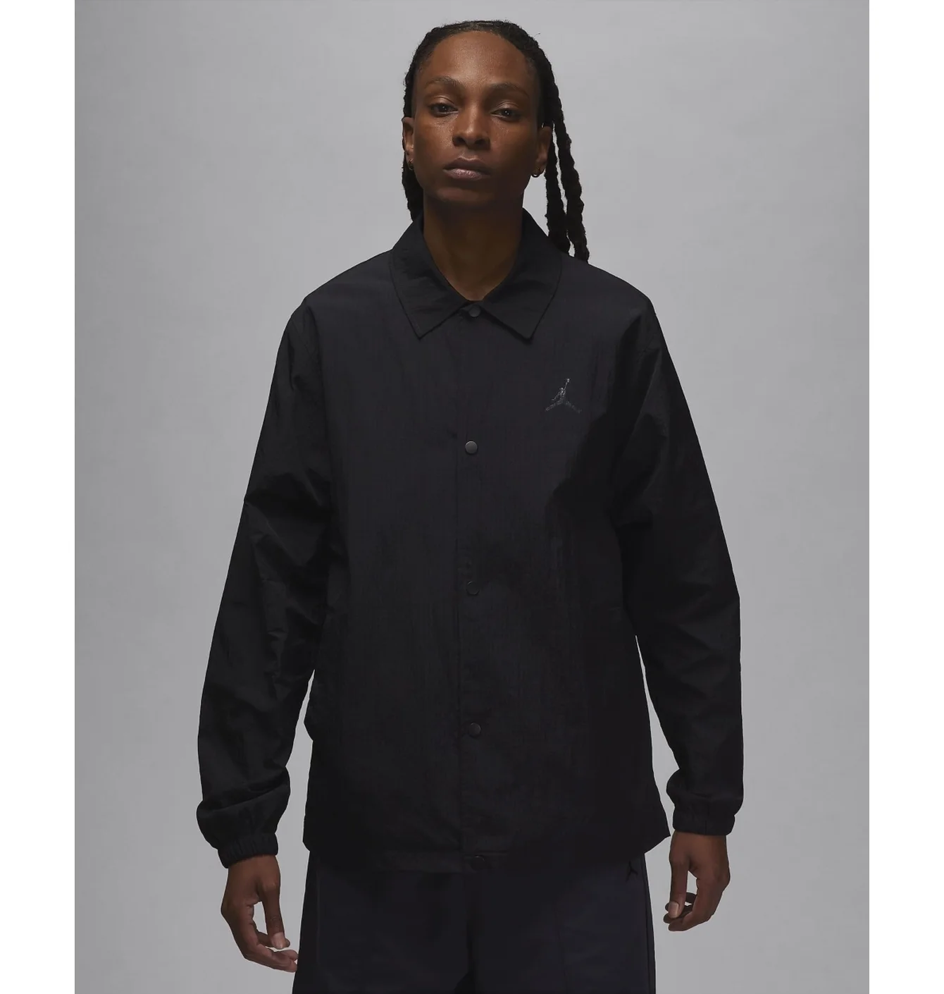 Сорочка чоловіча Air Jordan Essentials Coaches Jacket Black FN4541-010
