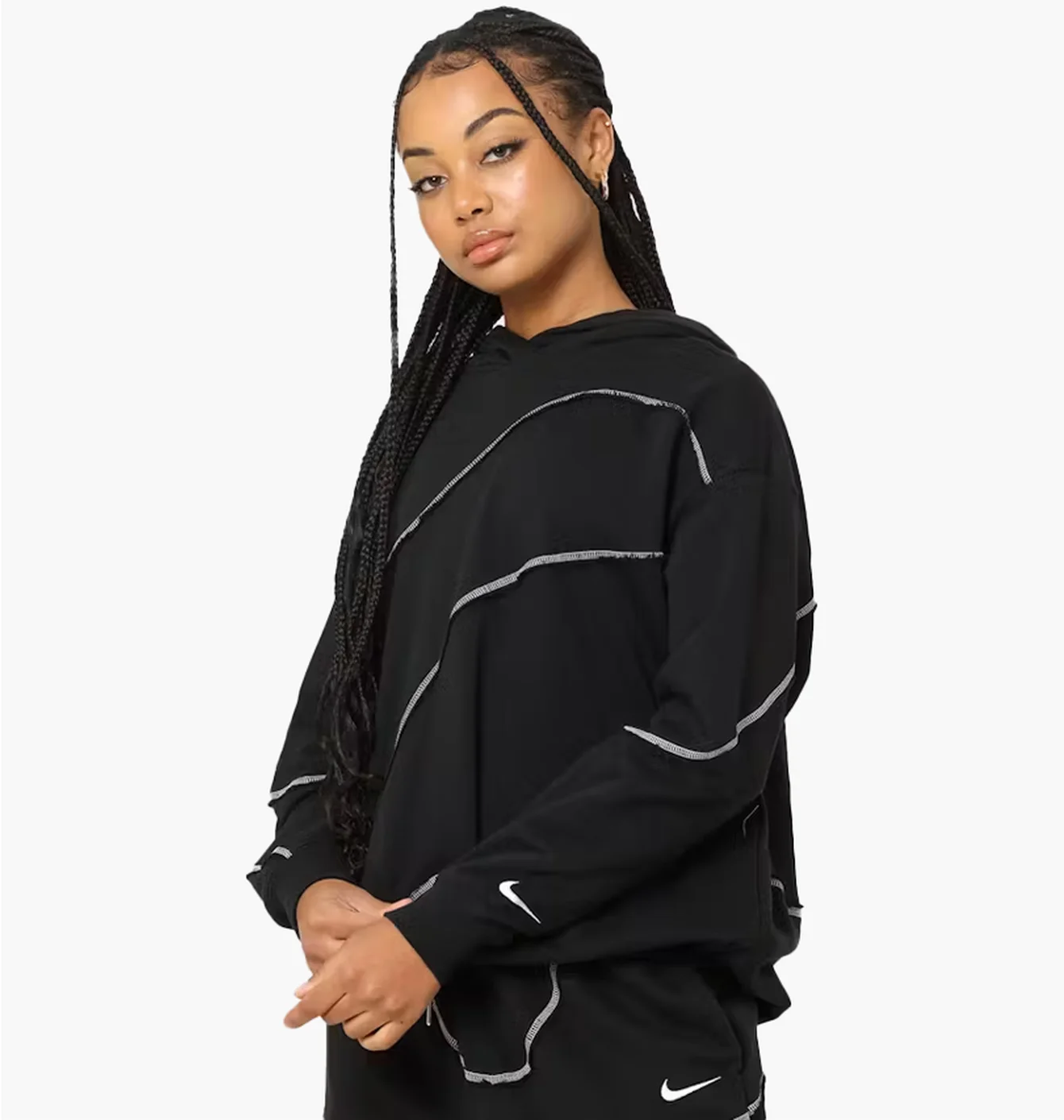 NIKE SPORTSWEAR SWIRL OVERSIZED HOODIE