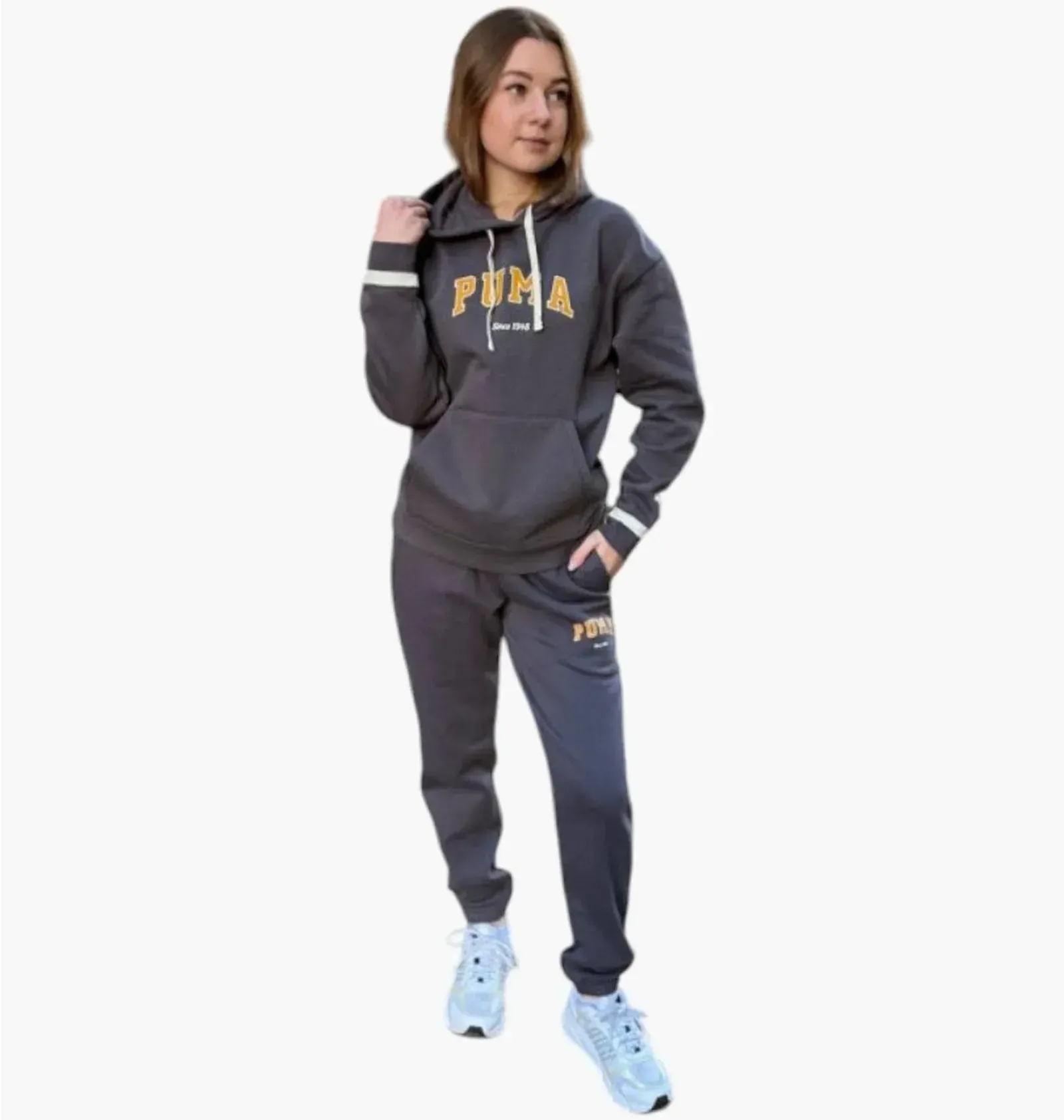 Спортивний костюм жіночий Puma Womens Sports Suit Grey (692674-13__692668-13)