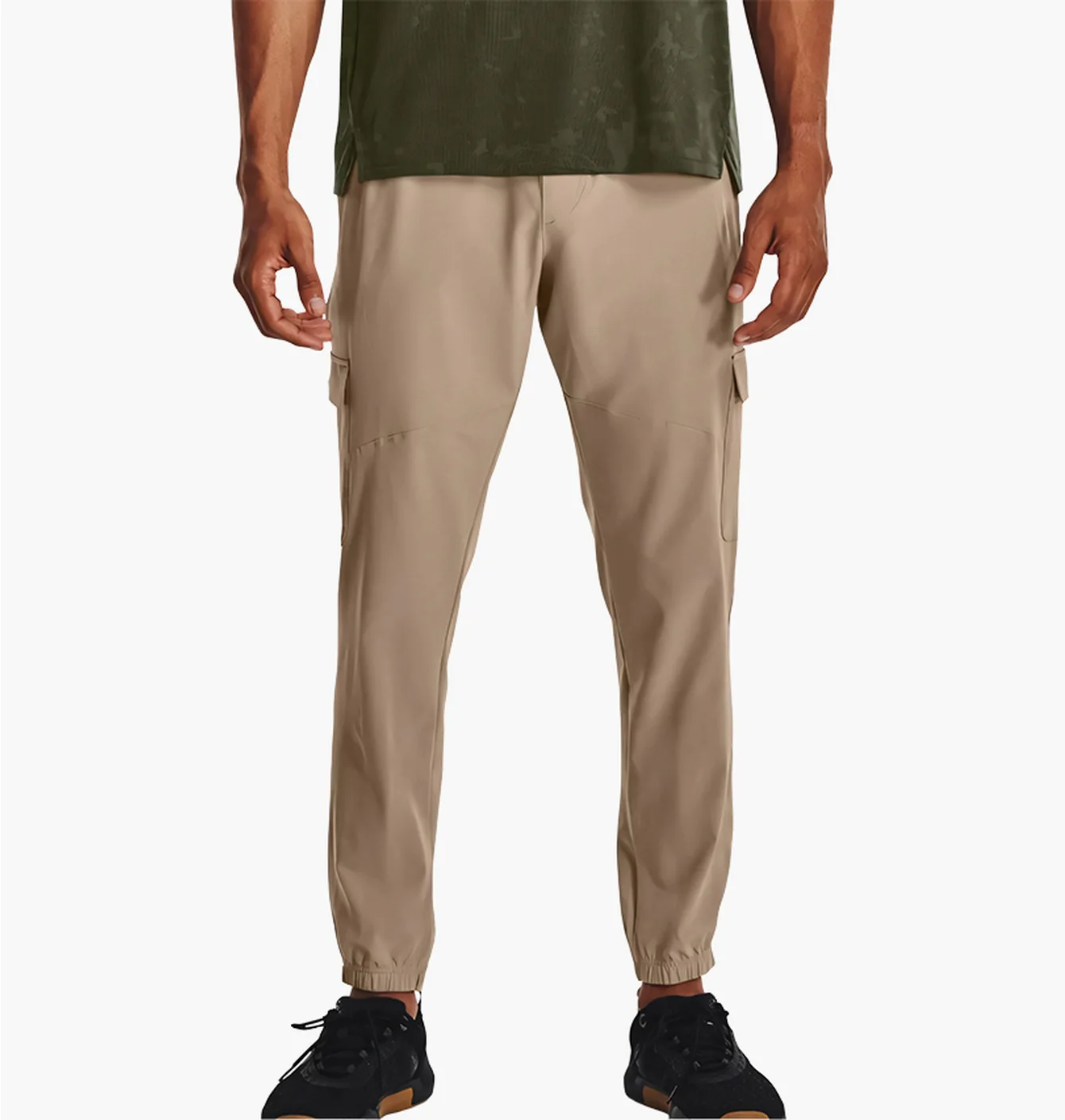 Under Armour Pants Ua Stretch Woven Cargo Pants-Brn Beige