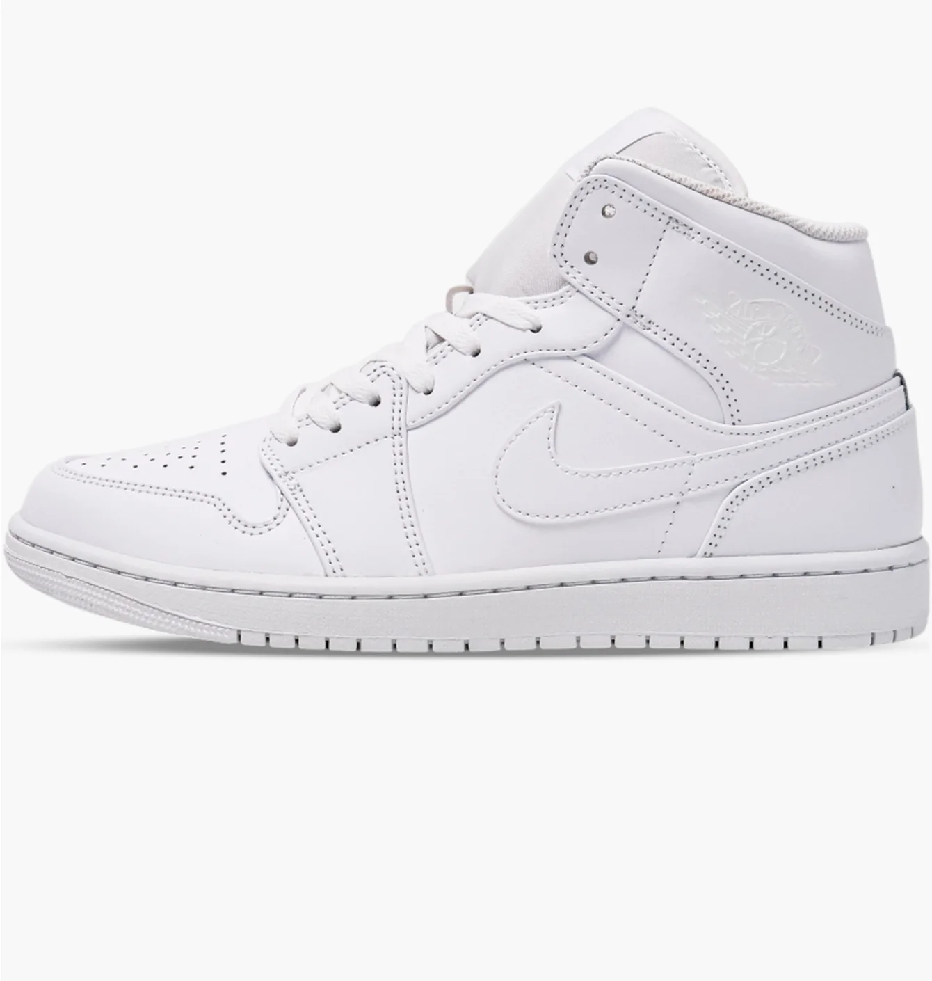 Кросівки чоловічі Air Jordan 1 Mid White 554724-136