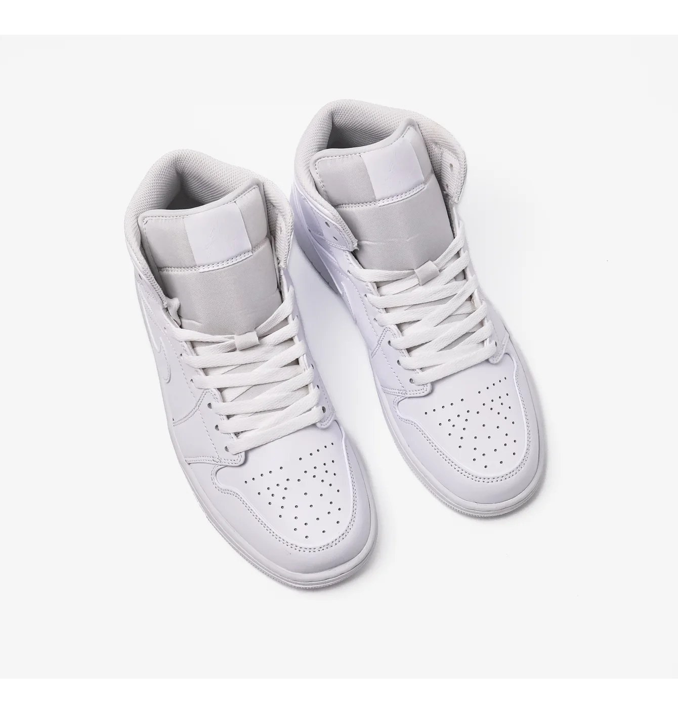 Кросівки чоловічі Air Jordan 1 Mid White 554724-136