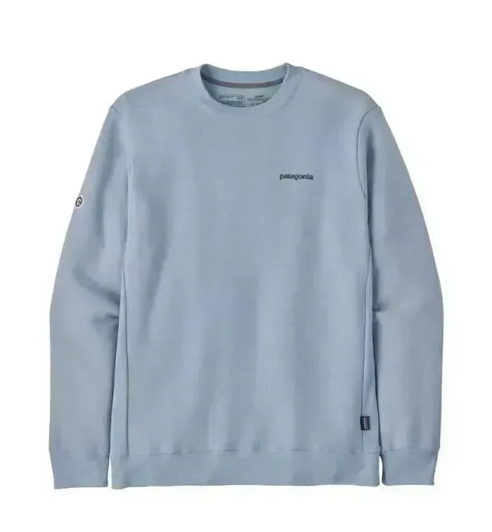 Кофта чоловіча Patagonia P-6 Logo Uprisal Crew Sweatshirt Steam Blue (STME39657)