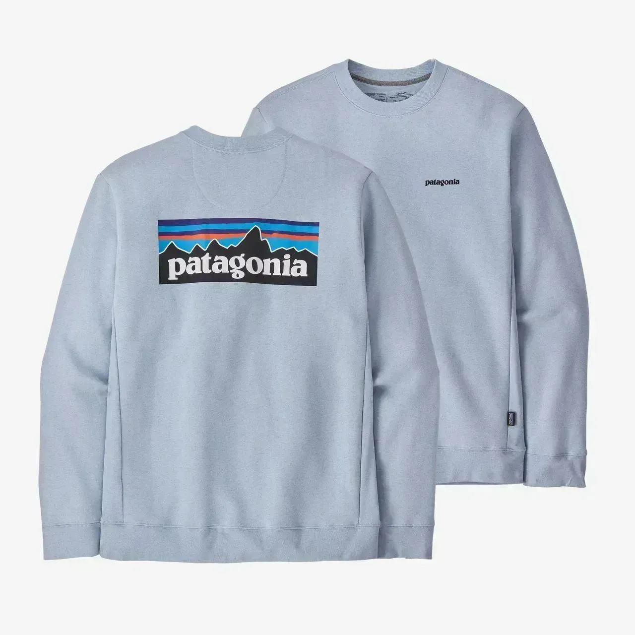 Кофта чоловіча Patagonia P-6 Logo Uprisal Crew Sweatshirt Steam Blue (STME39657)