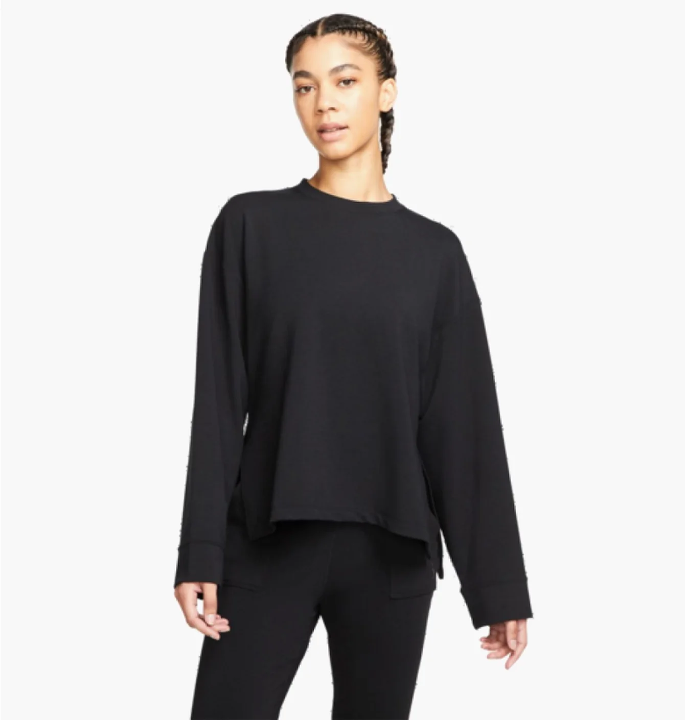 NIKE DRI FIT FLC YOGACREW