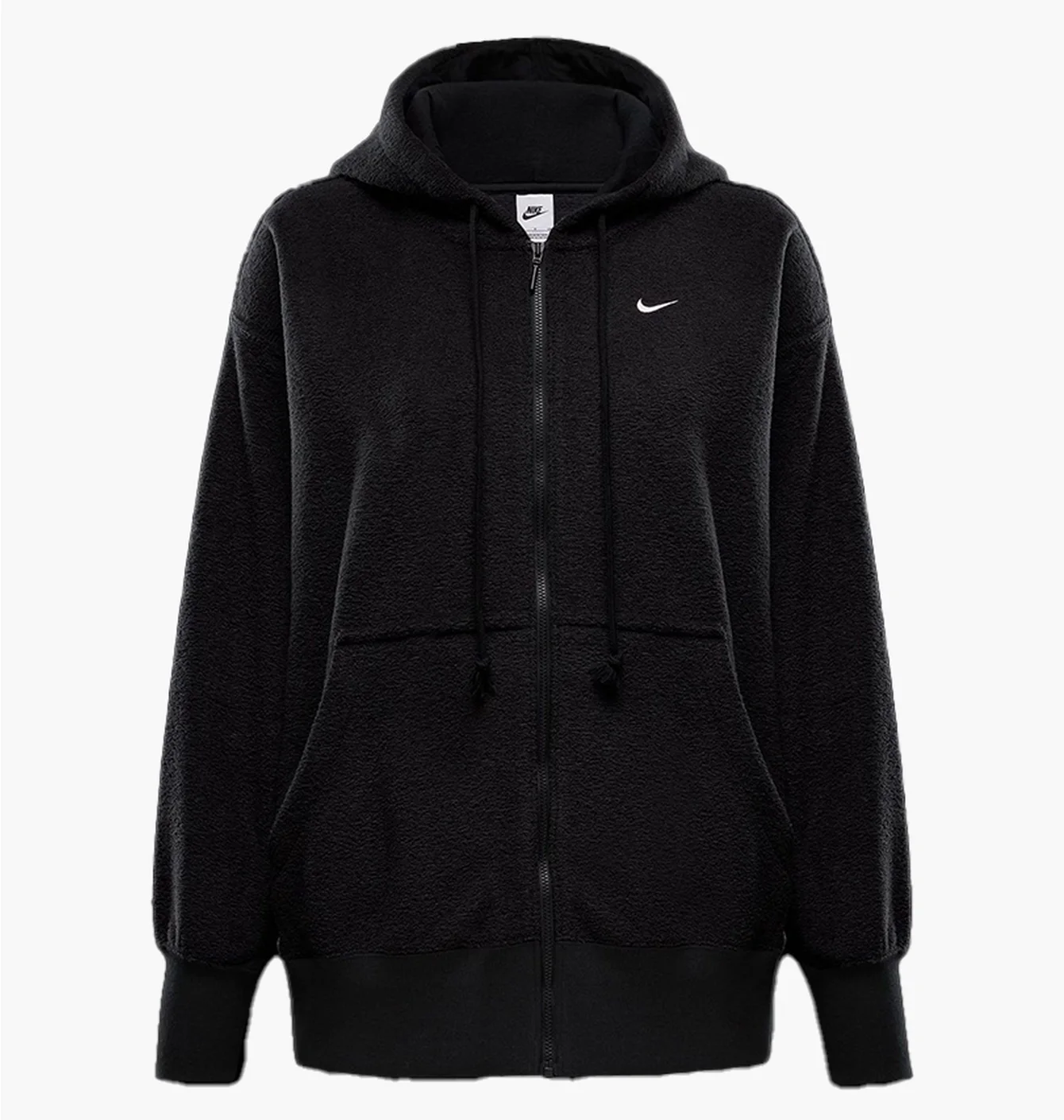 Толстовка жіноча Nike W Nsw Phnx Plsh Fz Hdy Black FZ1267-010