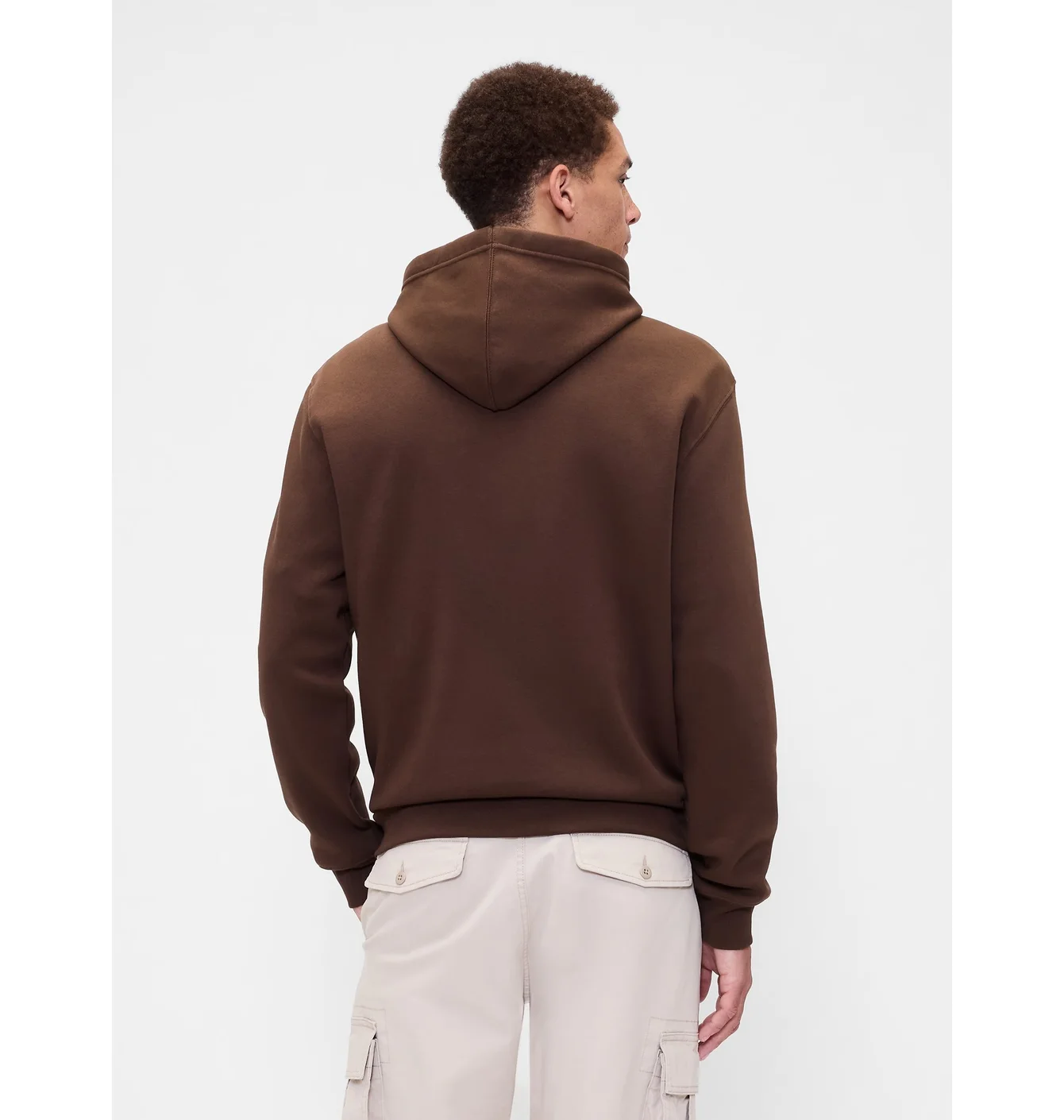 Худі чоловіче Gap Relaxed Logo Brown 681925141