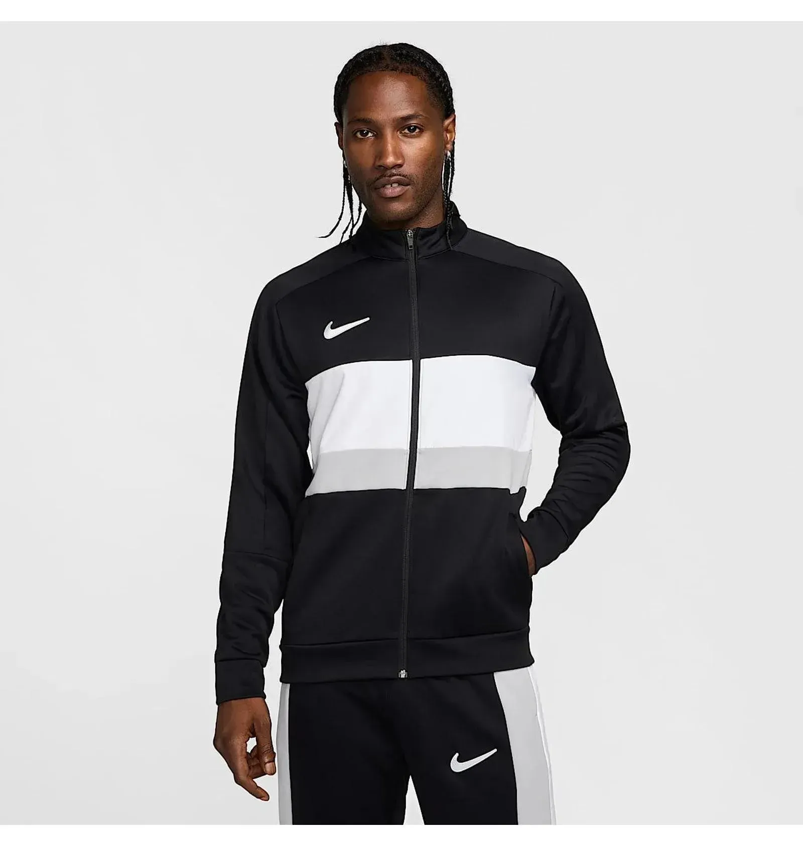 Спортивний костюм чоловічий Nike Dri-Fit Academy Black/White (FZ0381-010__FZ0383-010)