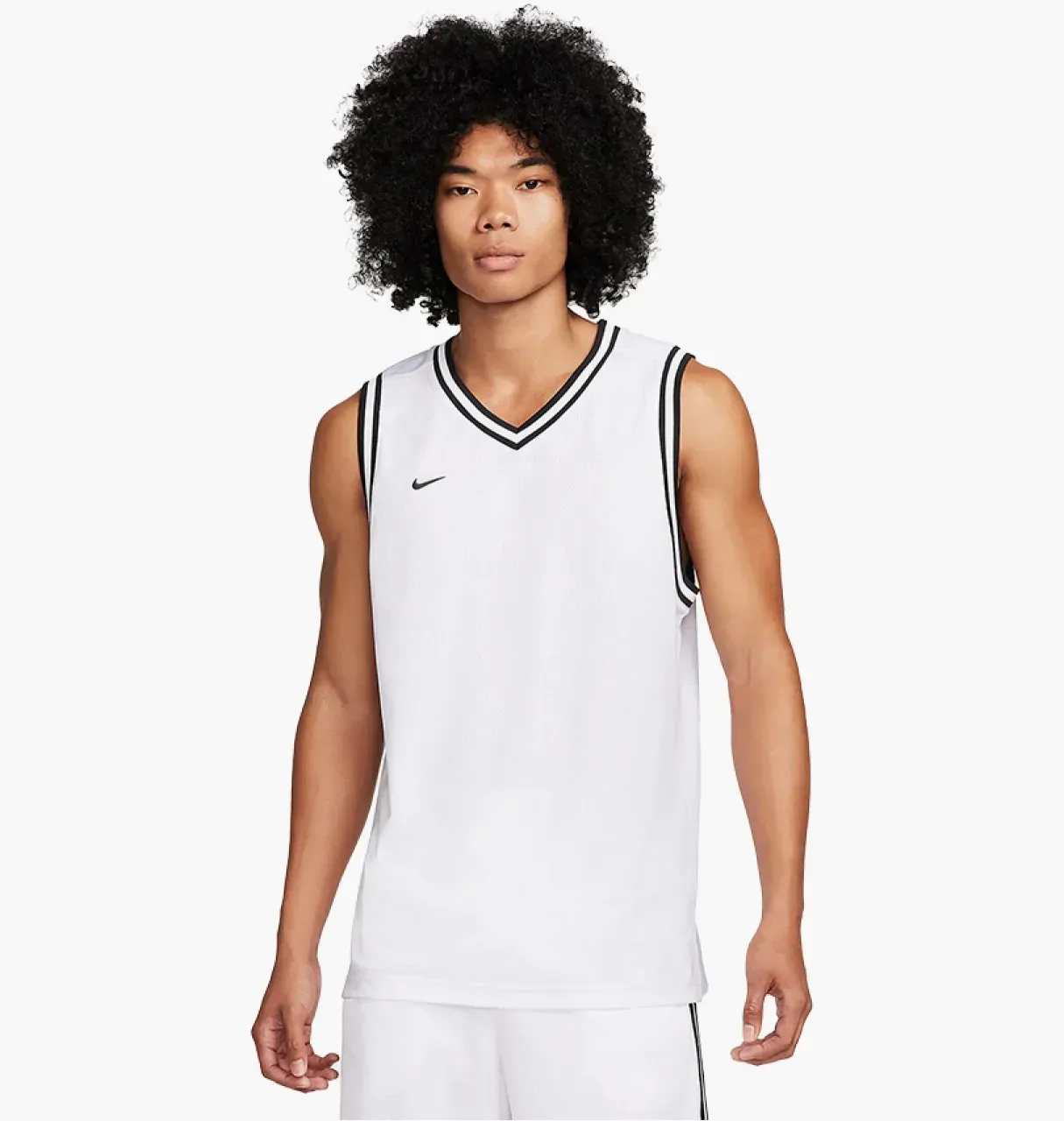 Майка чоловіча Nike Dna Dri-Fit Basketball Jersey White (FQ3707-100)