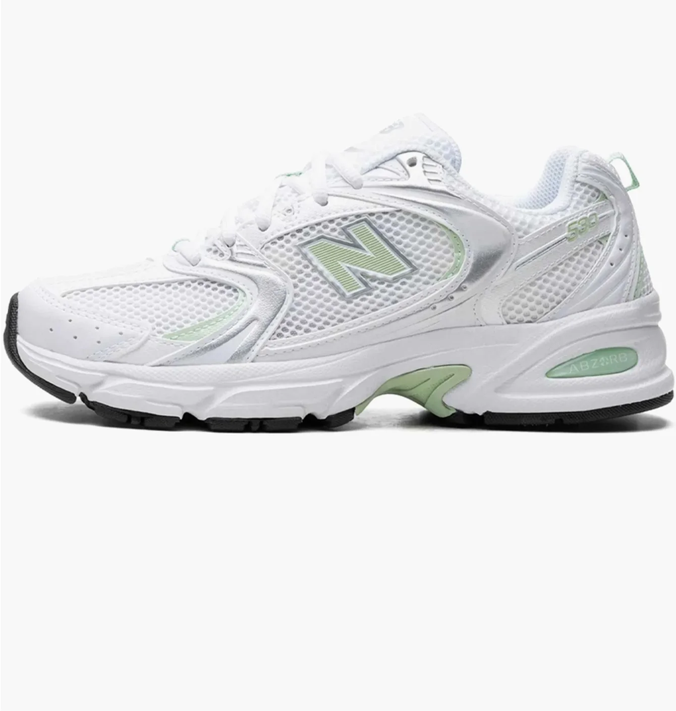 New Balance 530 white/green