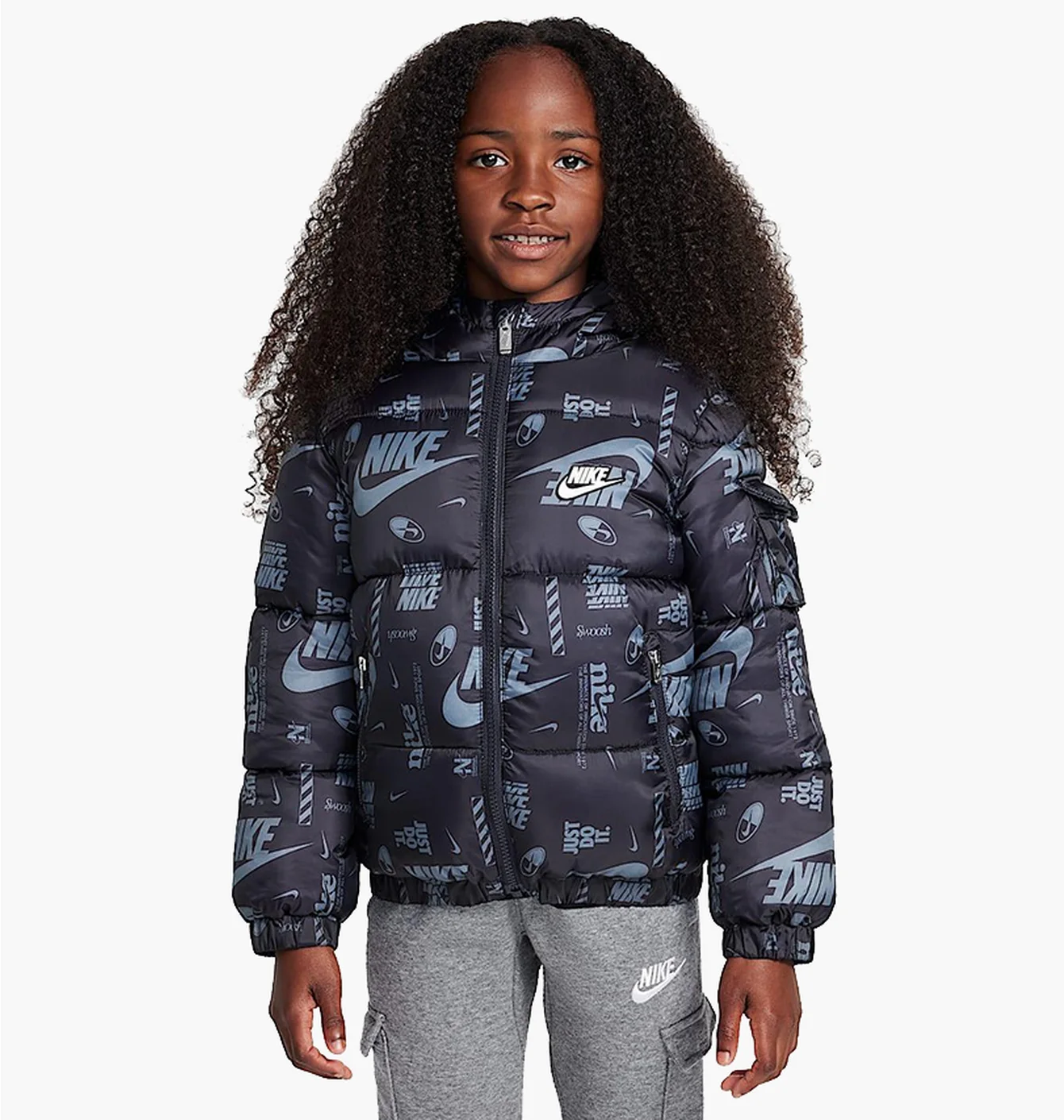 Куртка дитяча Nike Nkb Dna Logo Puffer Jacket Black 86M123-023