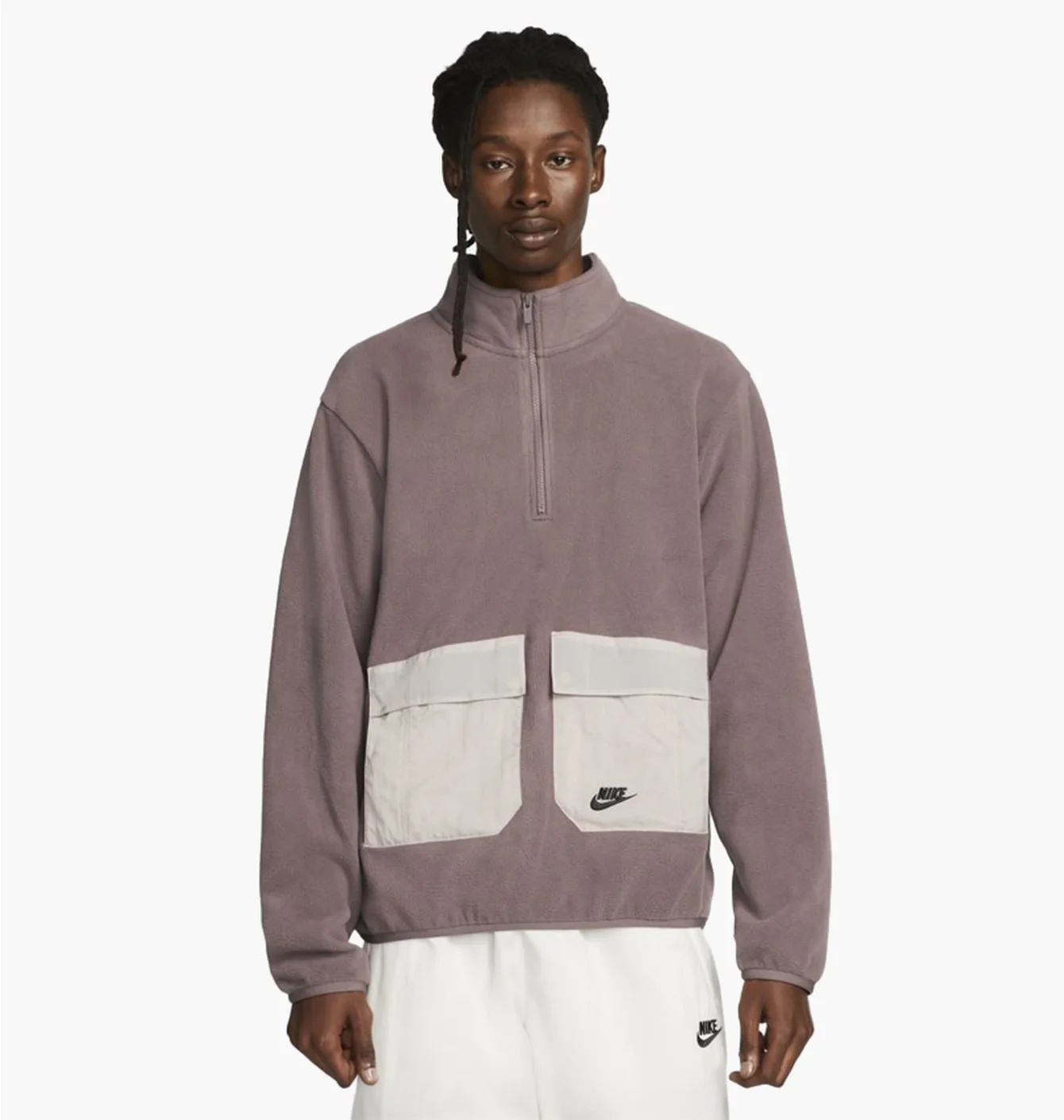 Кофта чоловіча Nike Sportswear Spu Polar Fleece 1/2-Zip Top Bordo FD1181-291