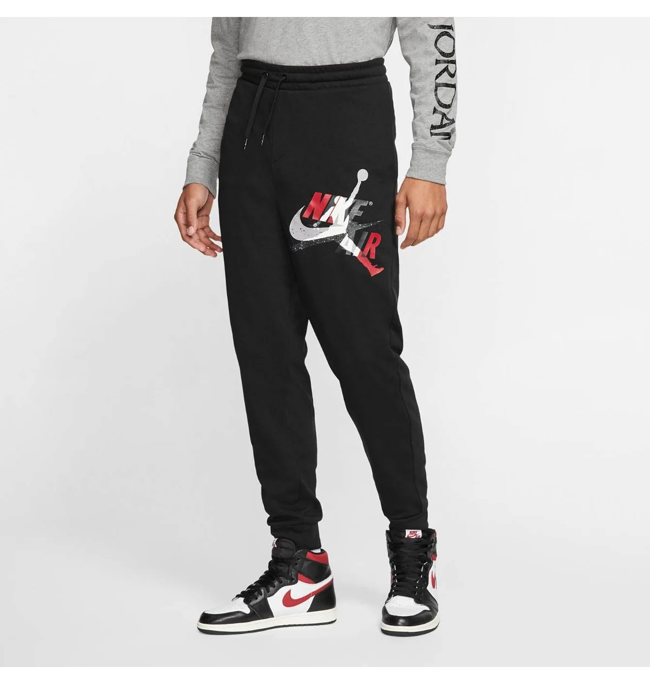Брюки Nike Jordan Classics Fleece CK2852-010 CK2850-010 красный принт