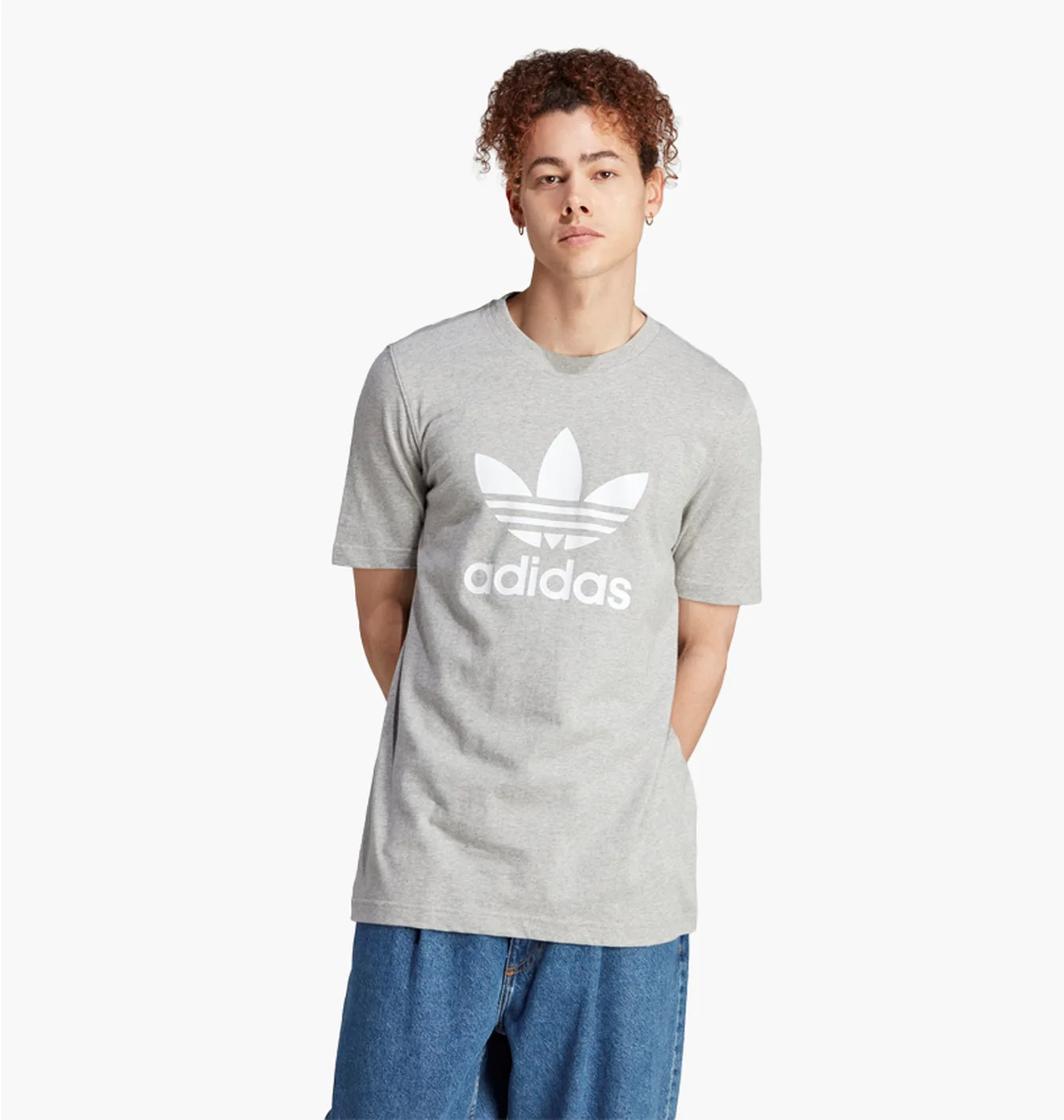 Adidas Adicolor Classics Trefoil Tee Grey