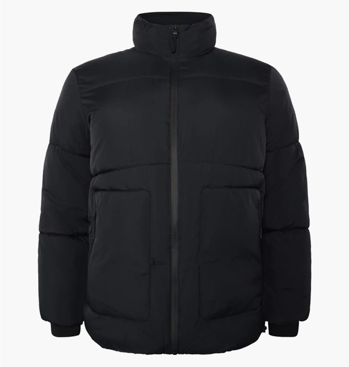 DKNY Men's Refined Quilted Full-Zip Stand Collar Puffer Jacket