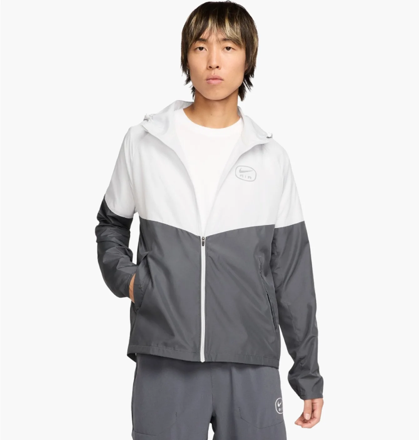 Ветровка Nike Sportswear Air Run Grey/White