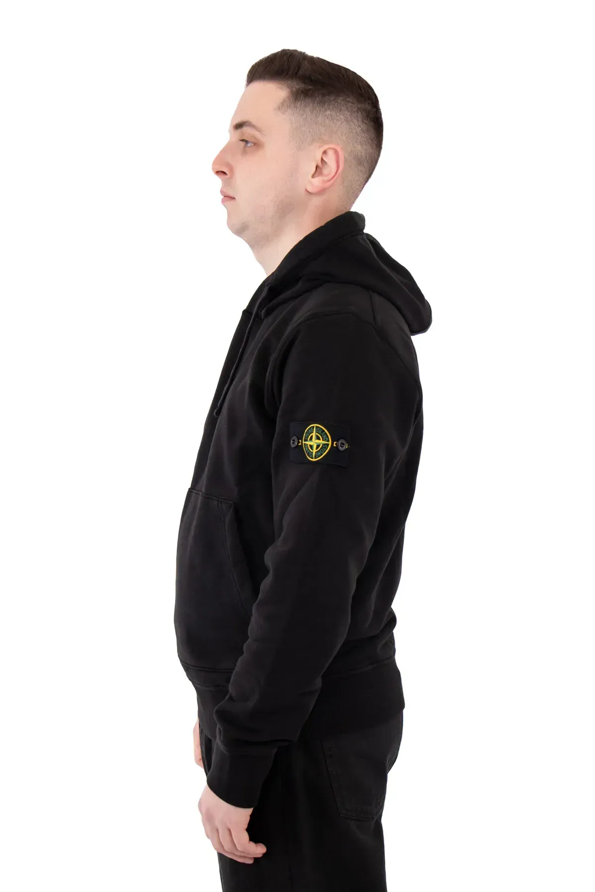Бомбер чоловічий Stone Island Stone Island Logo Patch Hoodie (791564151-A0029)