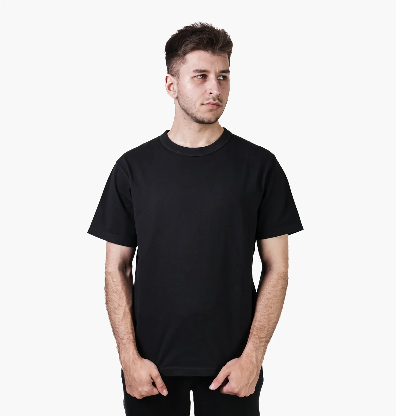 Футболка чоловіча Uniqlo Crew Neck T-Shirt Black 422992-09