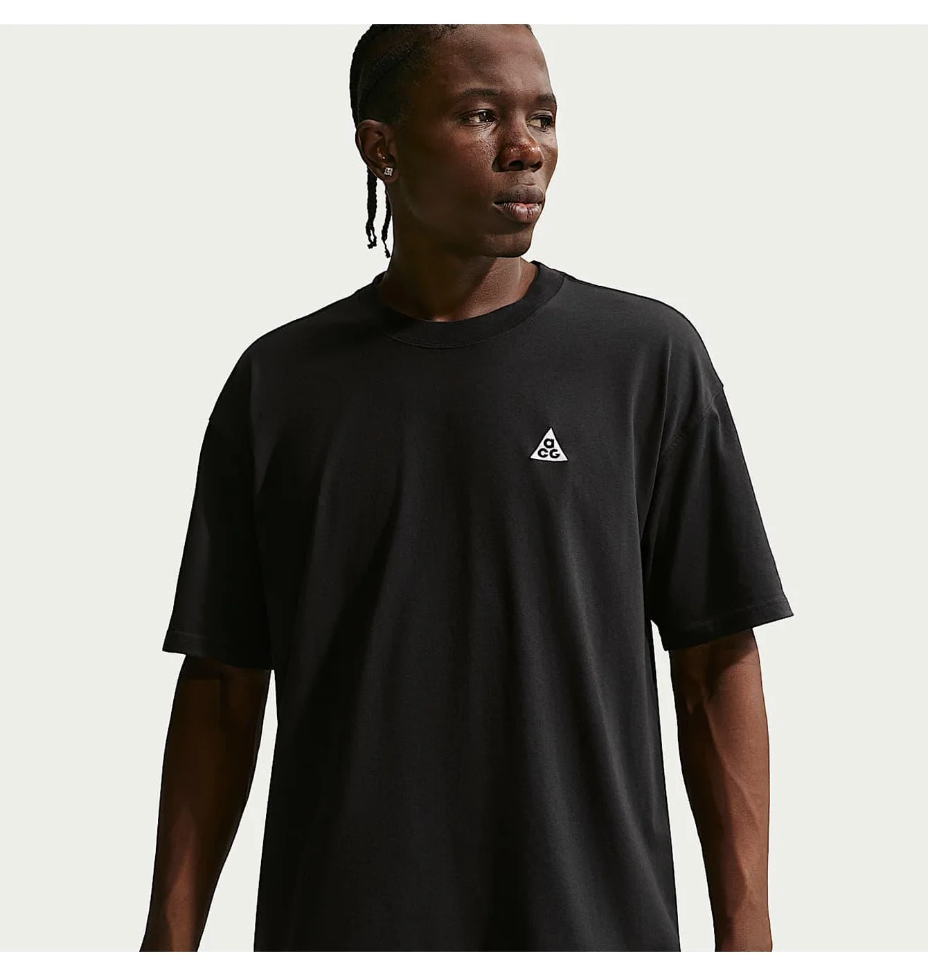 Футболка чоловіча Nike Acg Df Tee Lse 12Mo Camp Lt Black IH1288-010