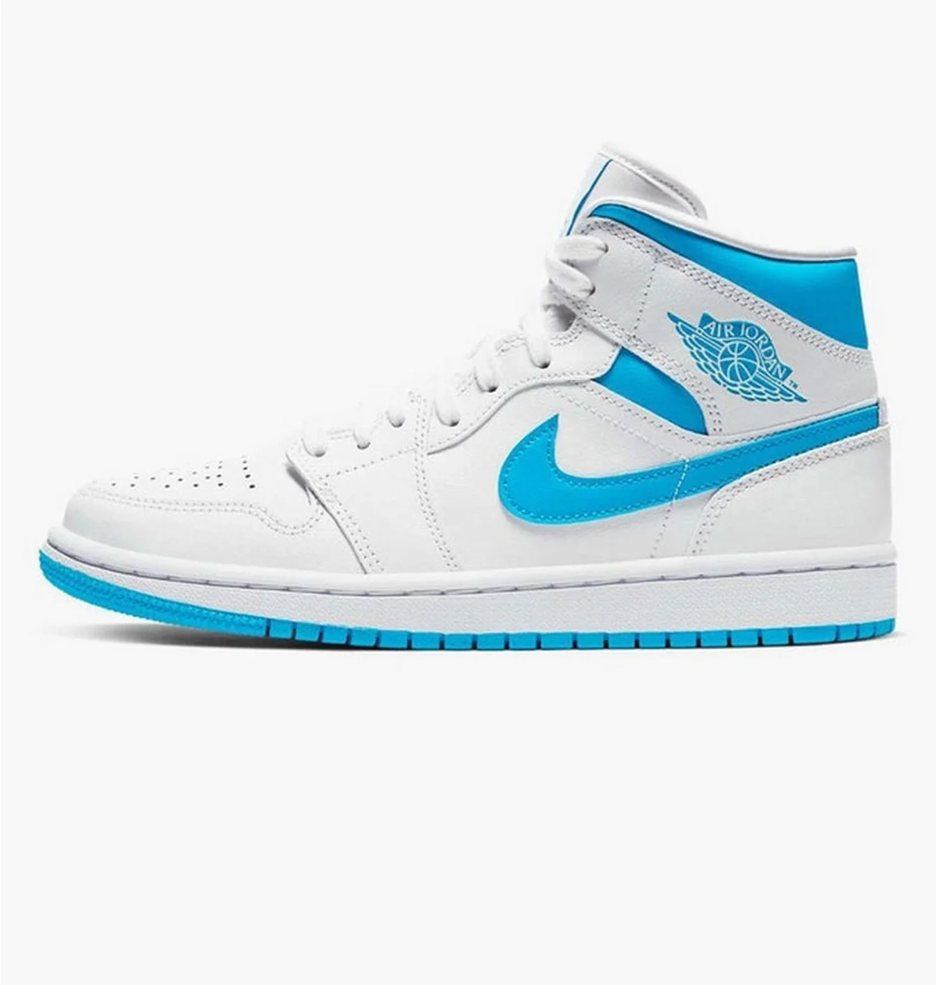 Кросівки жіночі Air Jordan 1 Mid White BQ6472-114