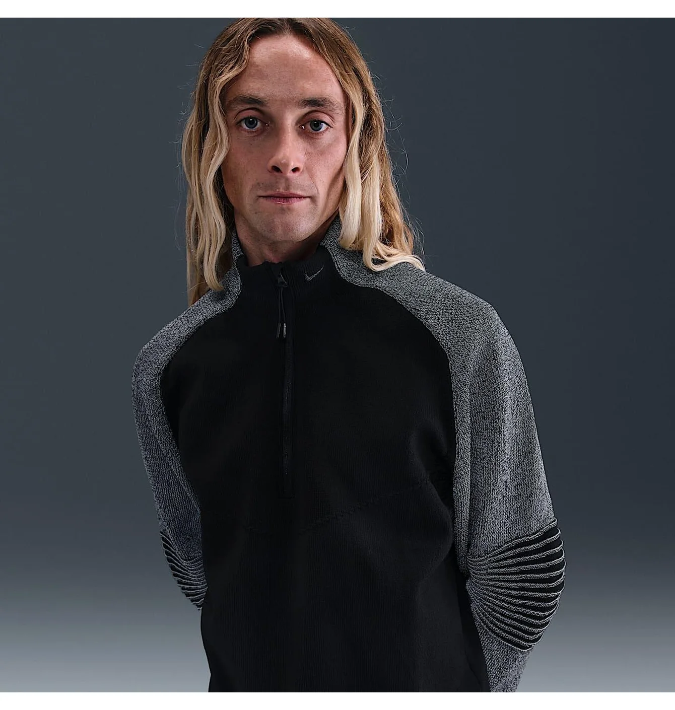 Кофта чоловіча Nike Nk Tch Pro Reflct Wr Black/Grey HV1399-010