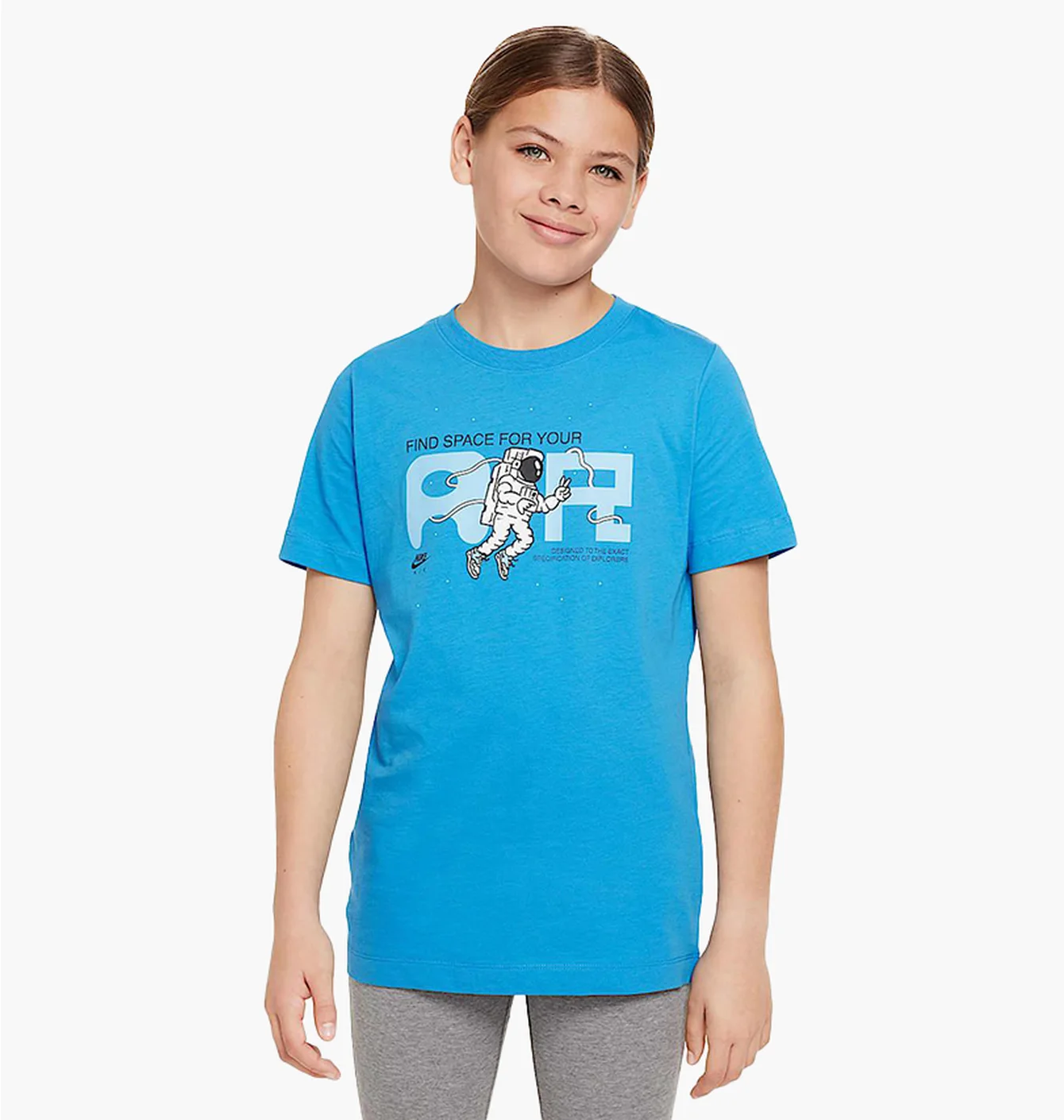 Футболка дитяча Nike Sportswear T-Shirt Light Blue FN9618-435