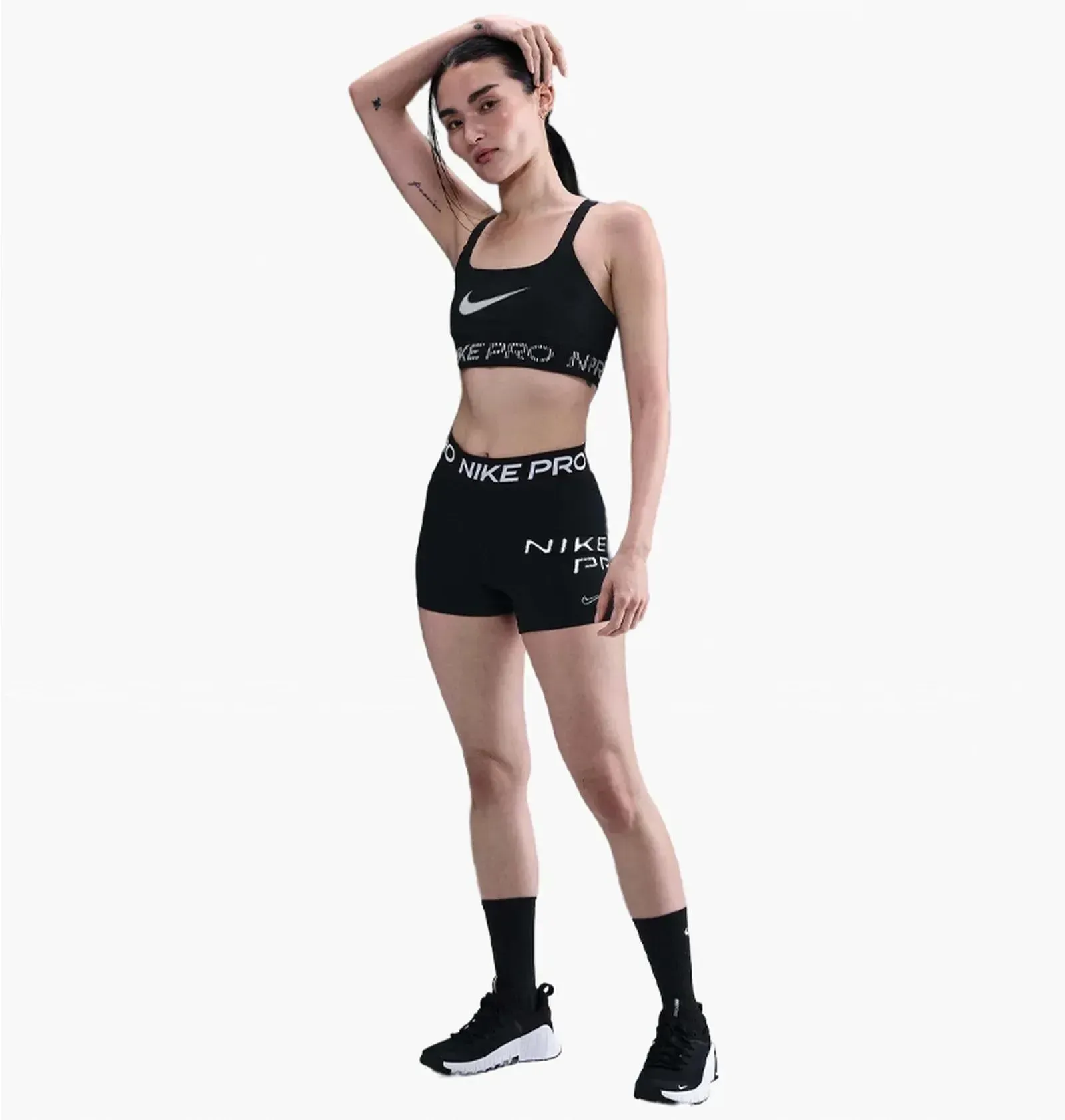 Спортивний костюм жіночий Nike Pro Bra Black (IF3973-010__HV2464-010)