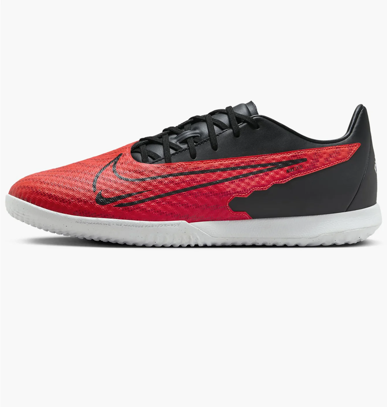 Футзалки унісекс Nike Phantom Gx Academy Indoor/Court Soccer Shoes Red/Black DD9475-600