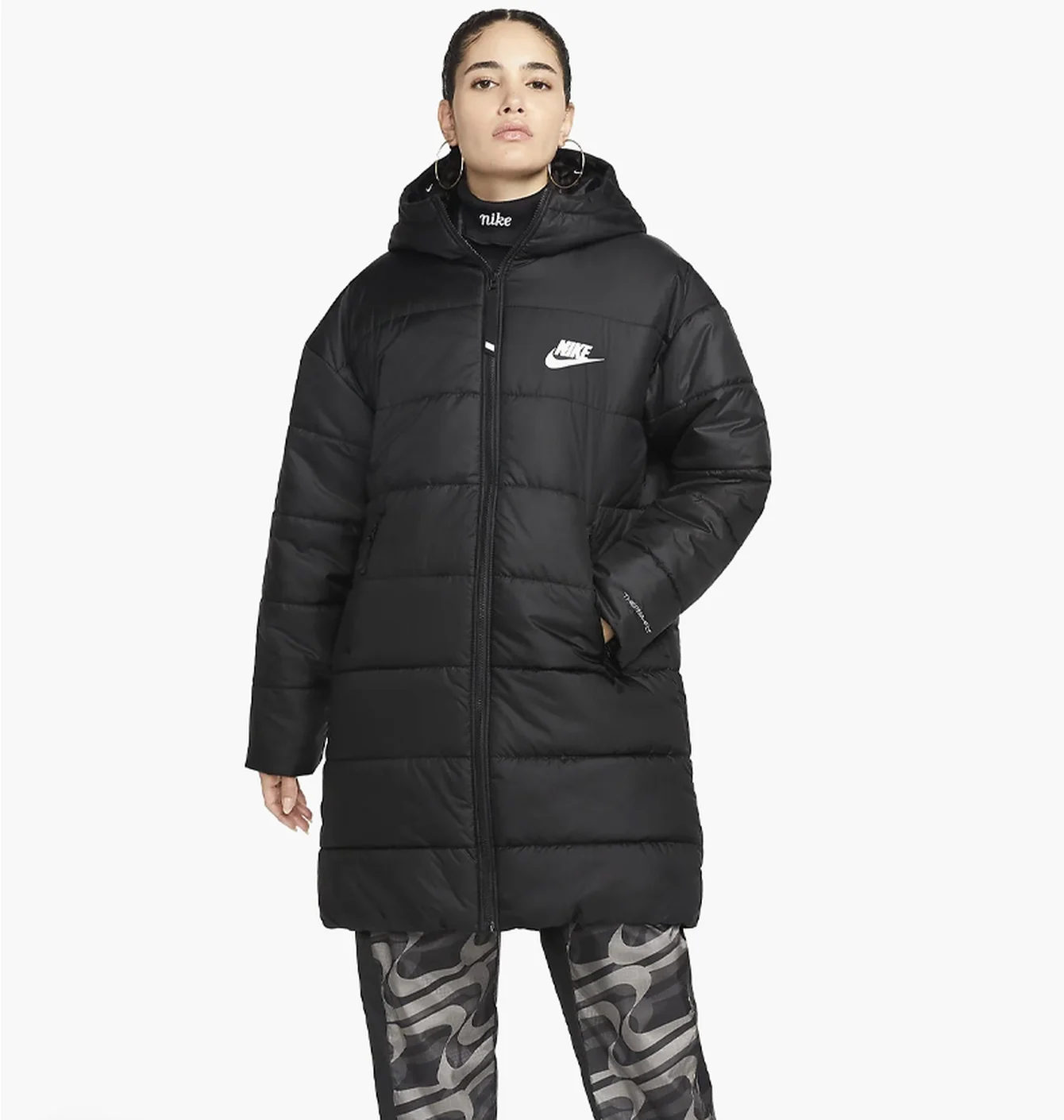 Парка жіноча Nike W Nsw Syn Tf Rpl Hd Black Dx1798-010