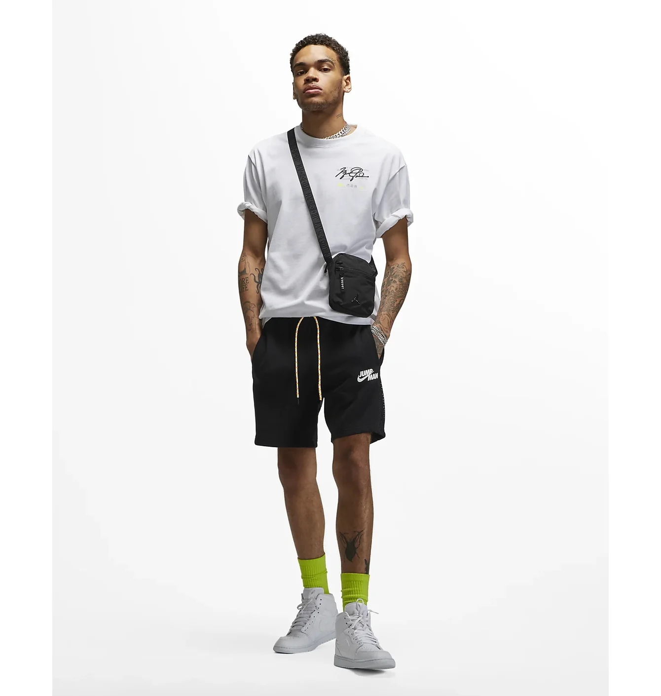 Jordan Jumpman Mens Fleece Shorts Black