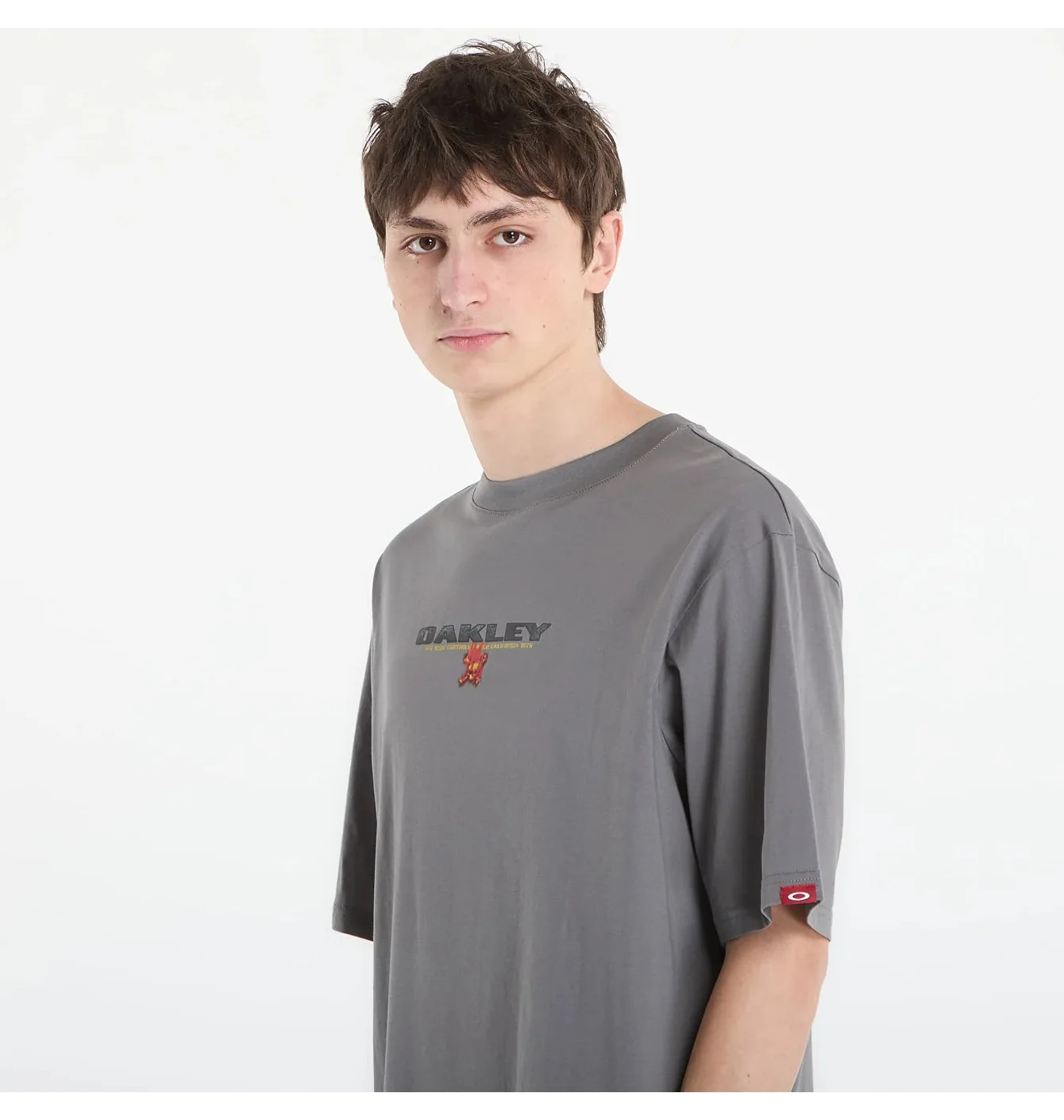 Футболка чоловіча Oakley Flame F&B Grey FOA408902-26Y