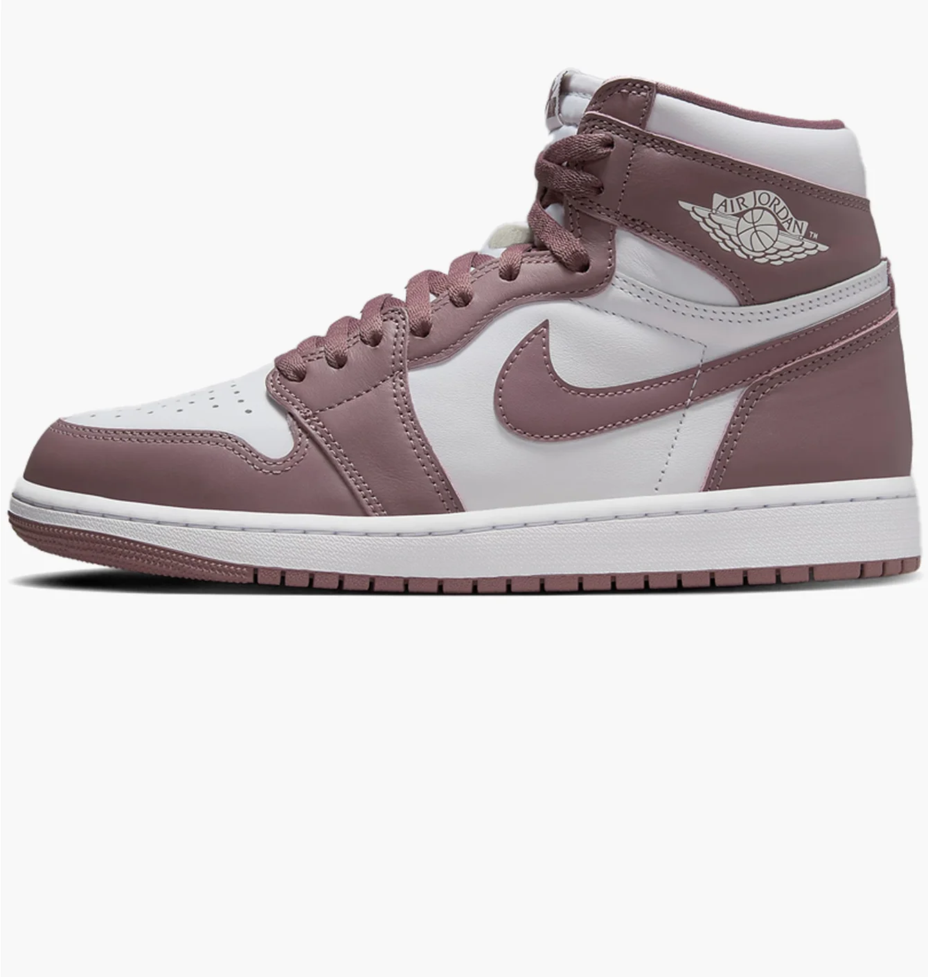 Air Jordan 1 Retro High Og Shoes White/Bordo